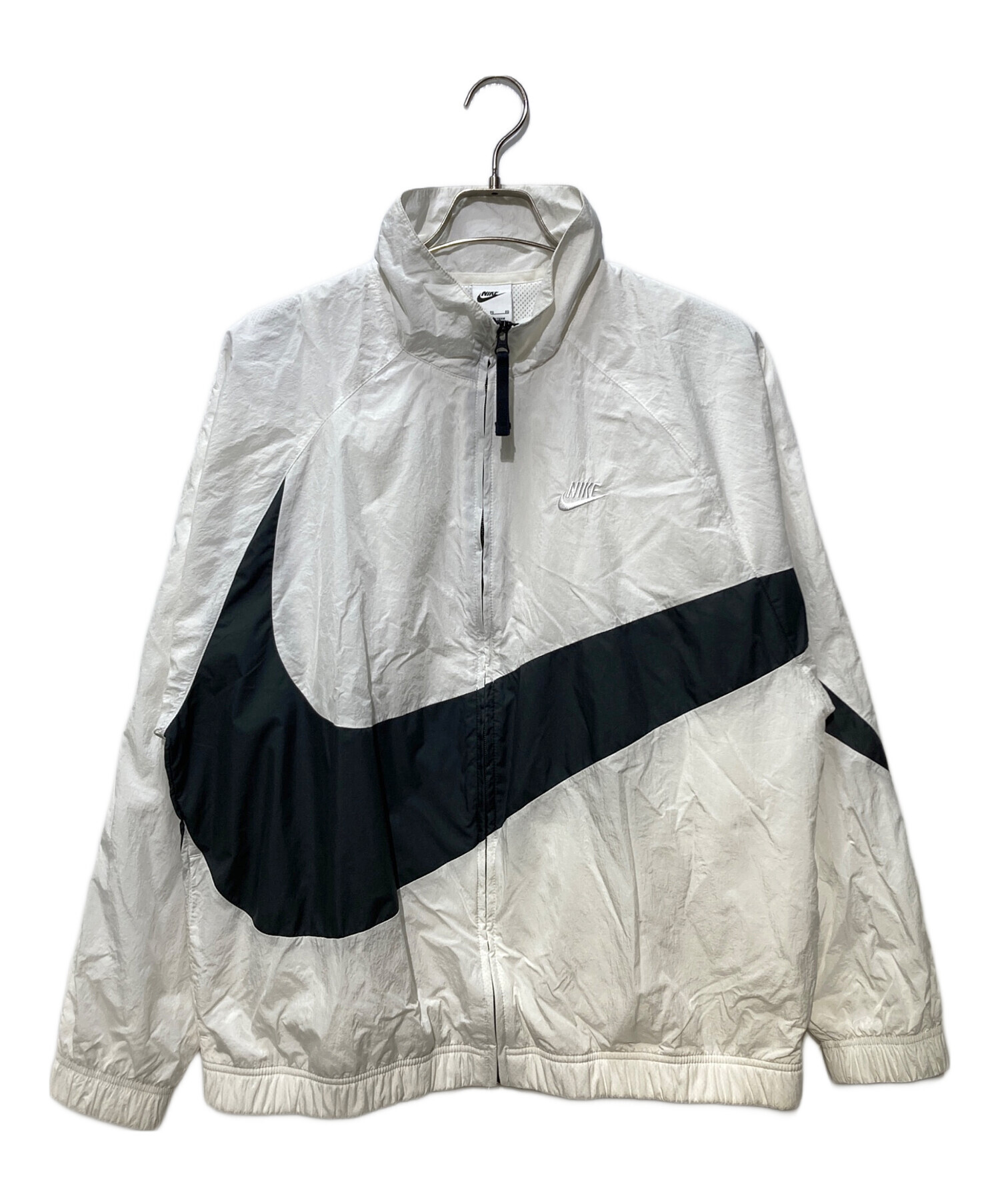 中古・古着通販】NIKE (ナイキ) ナイロンジャケット ホワイト サイズ