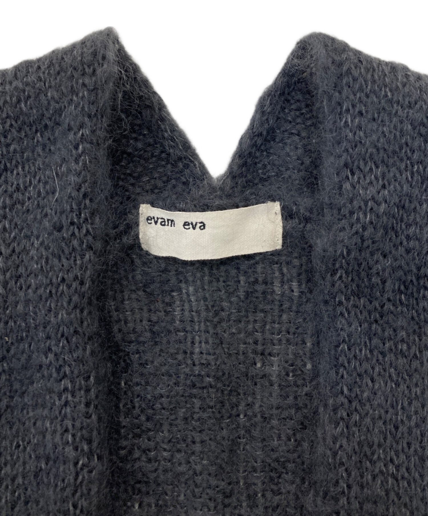 中古・古着通販】evam eva (エヴァムエヴァ) モヘアシルクカーディガン