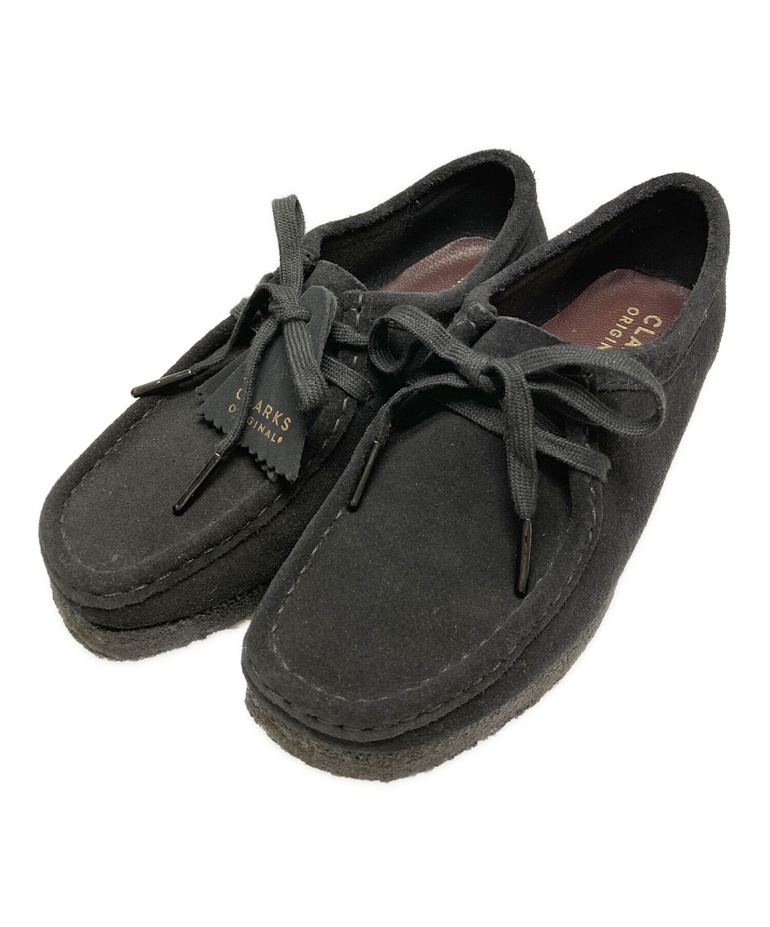 中古・古着通販】CLARKS (クラークス) ワラビーシューズ ブラック 
