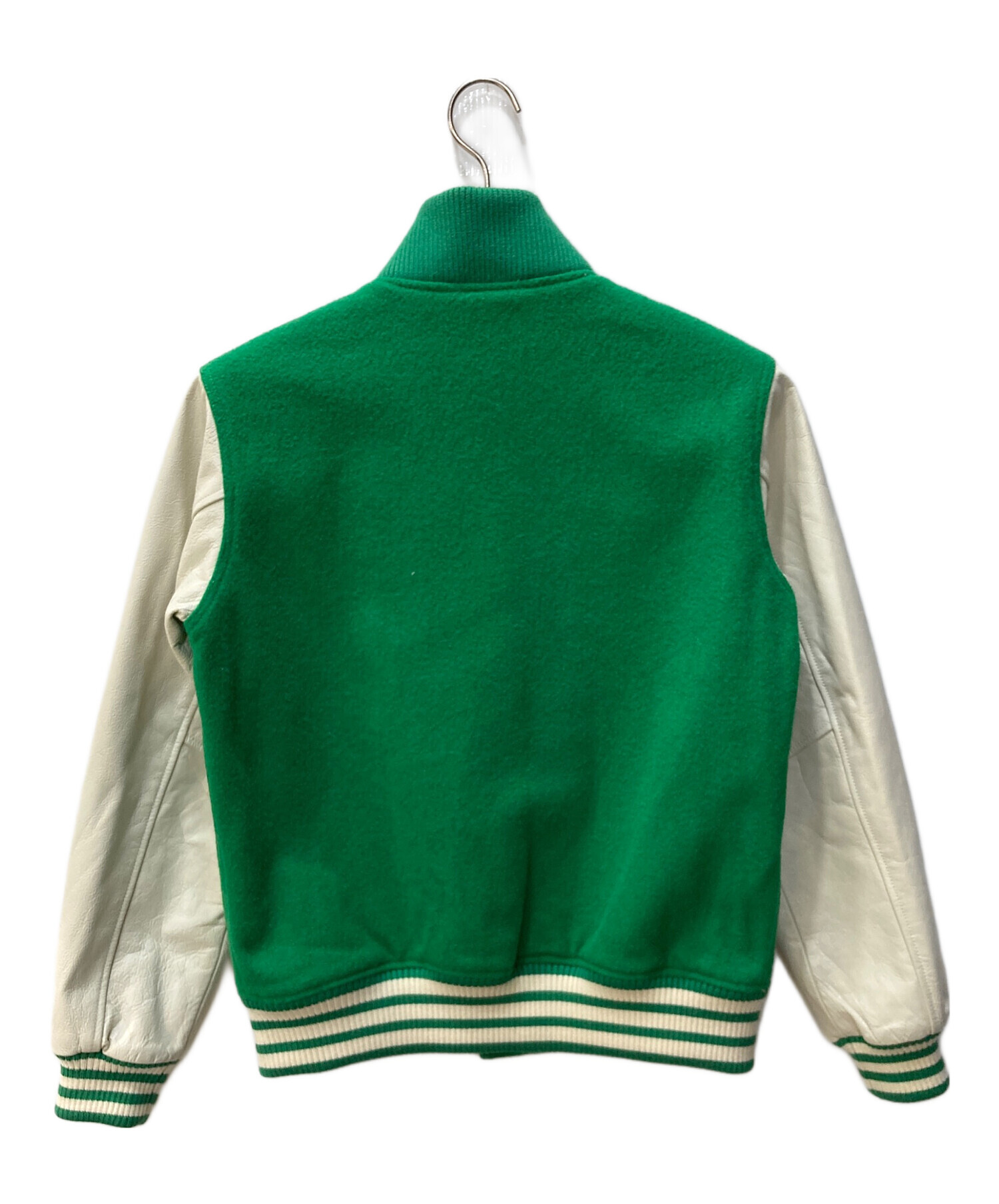 adidasスタジャン　緑×白 中古・古着通販】adidas (アディダス) スタジャン グリーン サイズ:M