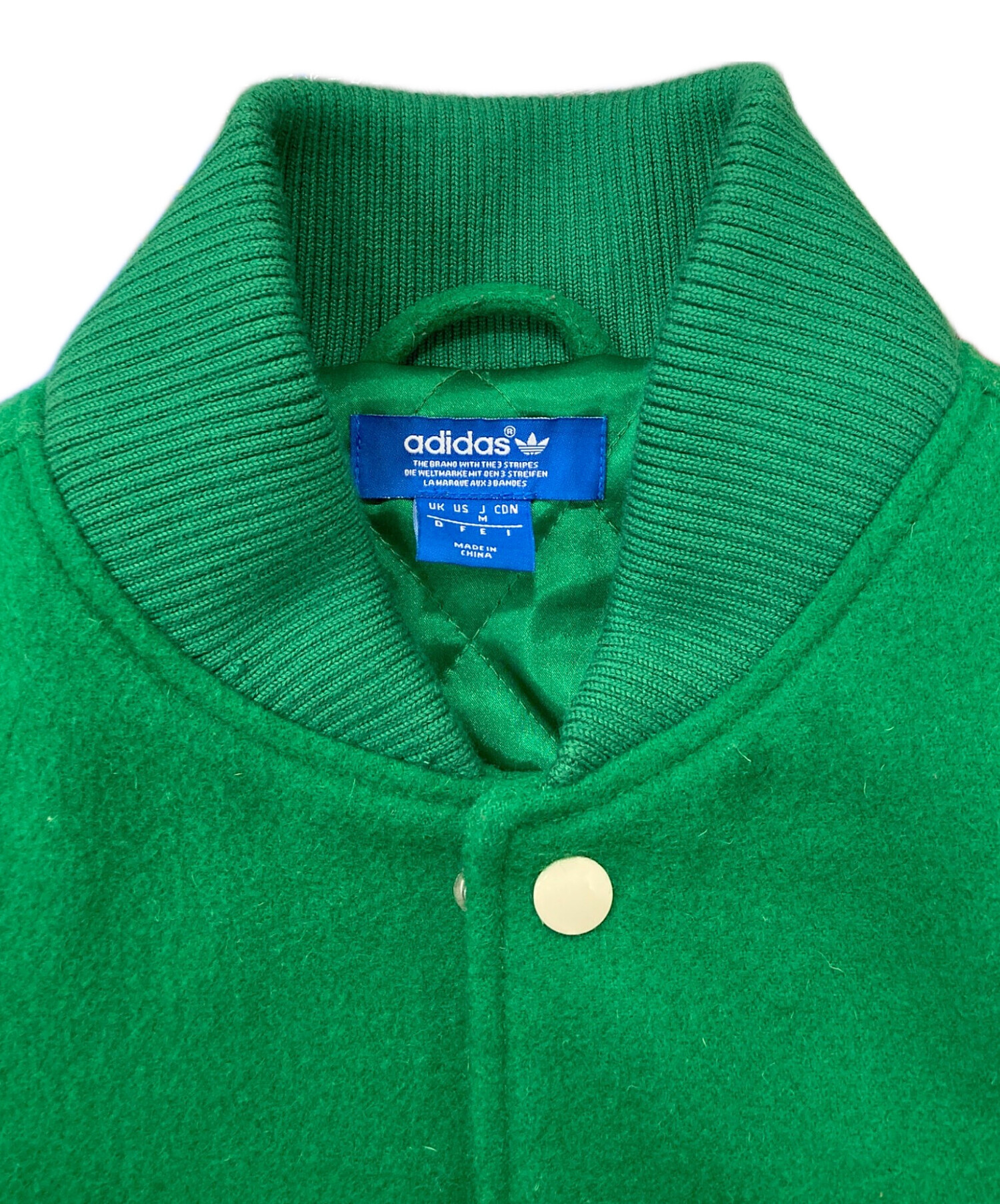 中古・古着通販】adidas (アディダス) スタジャン グリーン サイズ:M