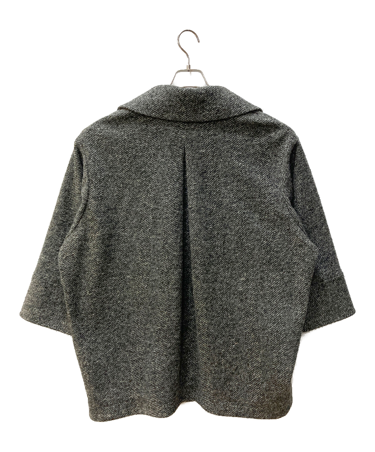 Spick and Span Wスライバーヘリンボーンミドルコート 【公式通販】
