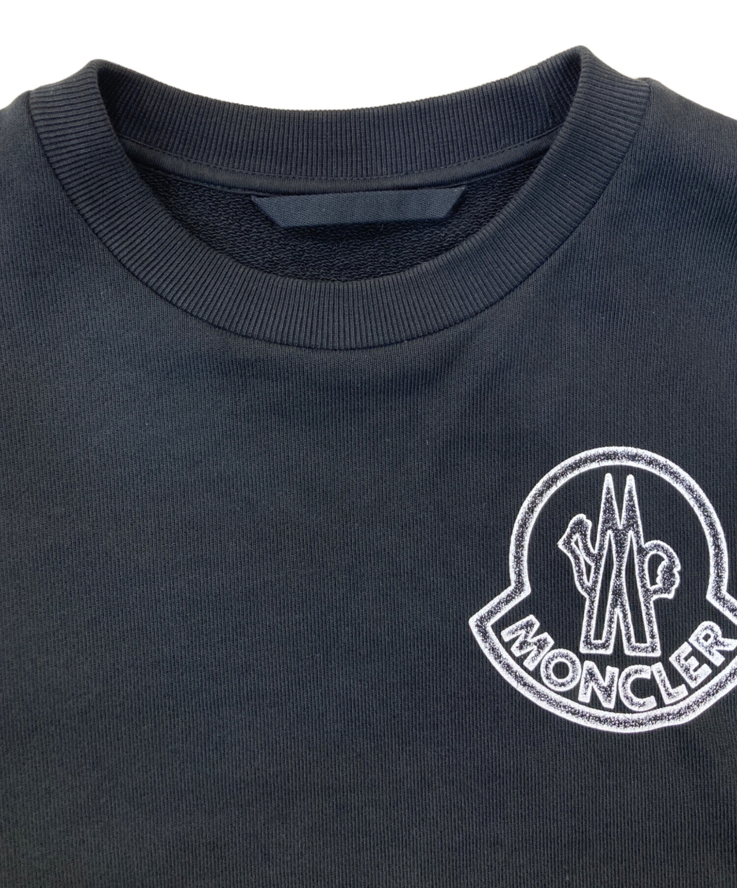 中古・古着通販】MONCLER (モンクレール) スウェット ブラック サイズ