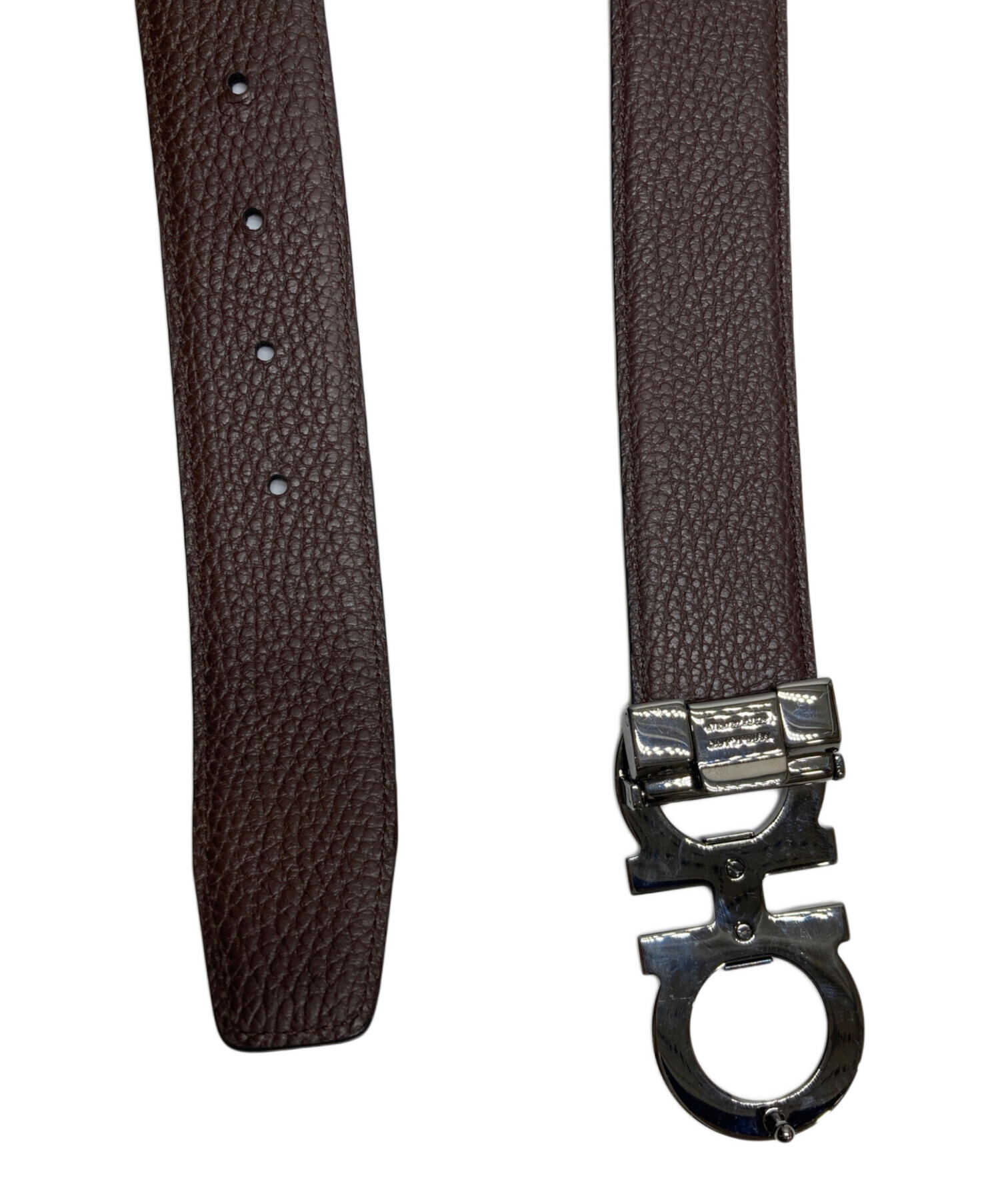 中古・古着通販】Ferragamo (フェラガモ) ガンチーニ ベルト ブラック