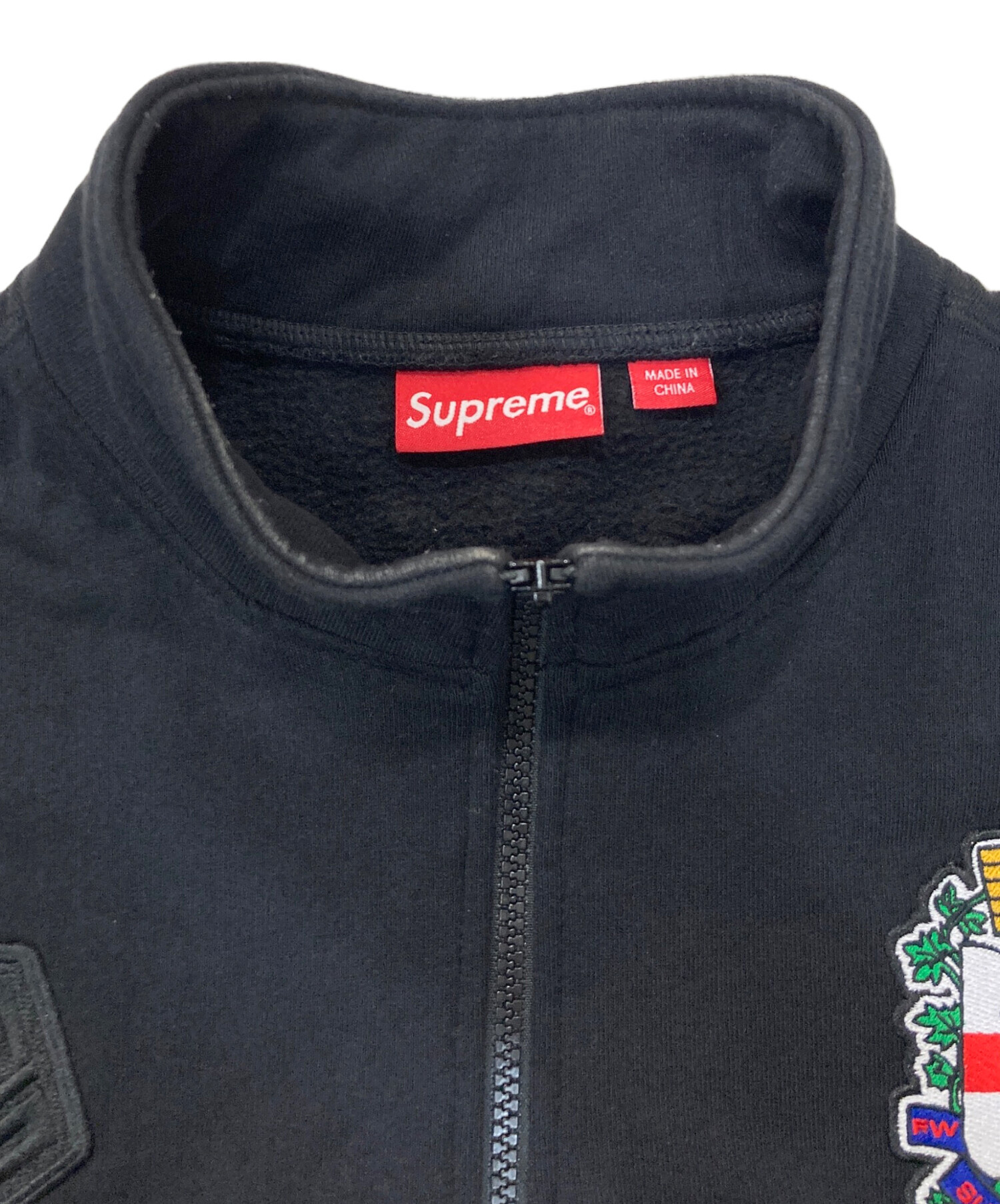 中古・古着通販】SUPREME (シュプリーム) MIRANO Half zip ブラック