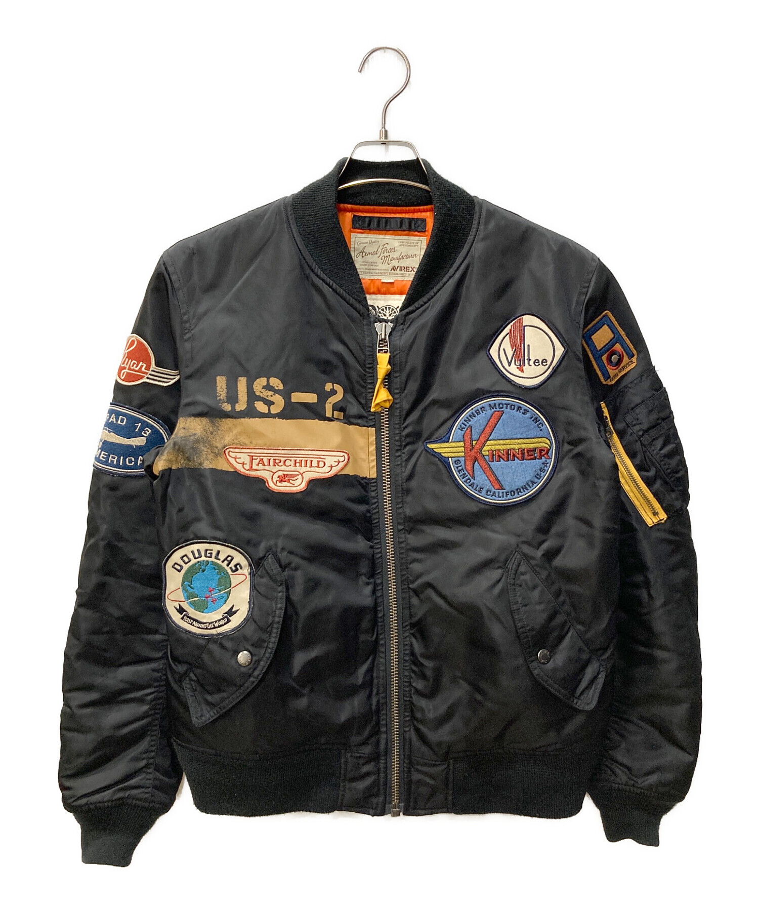 中古・古着通販】AVIREX (アヴィレックス) ma1 フライトジャケット
