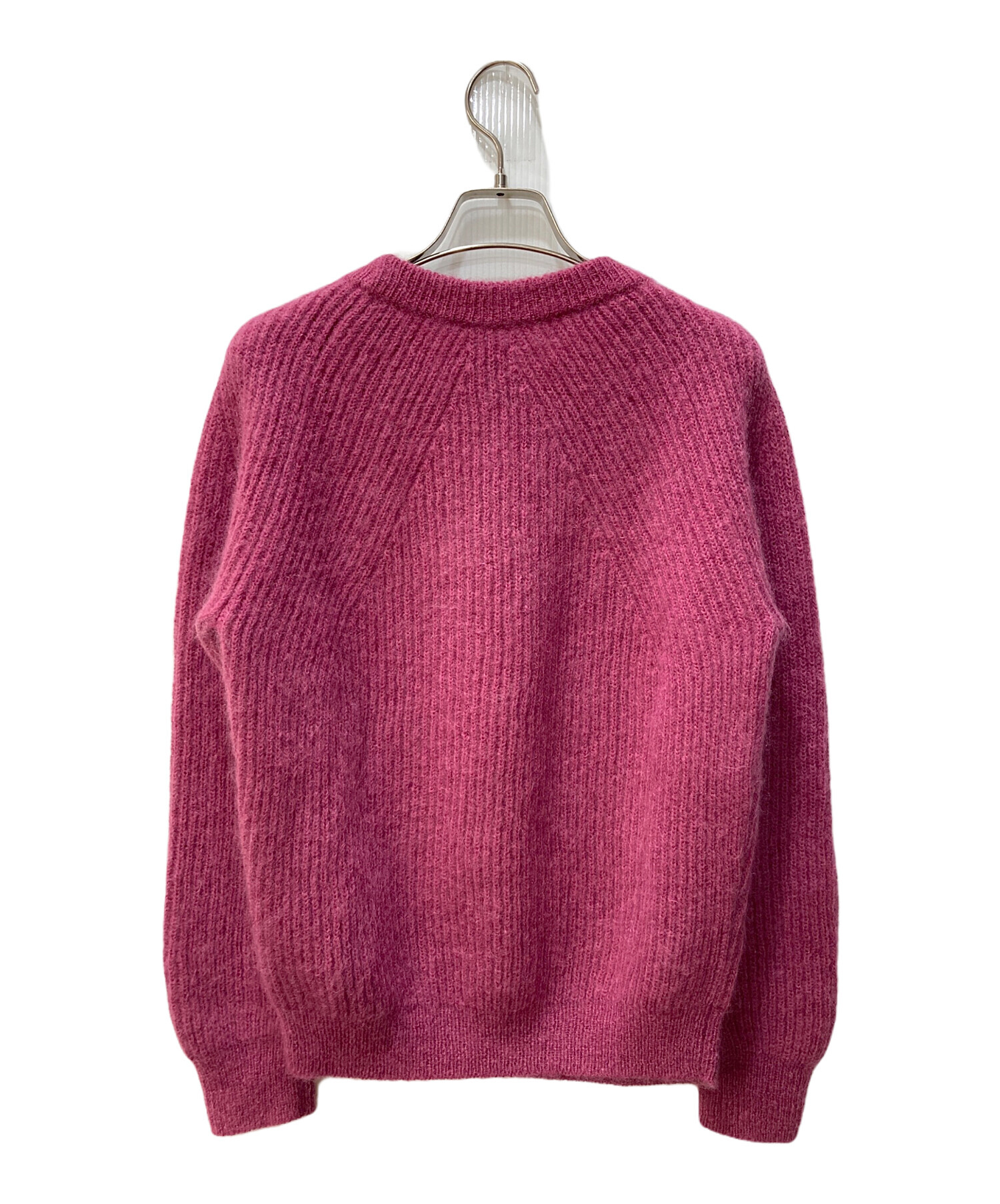 中古・古着通販】BATONER (バトナ―) モヘヤ混ニット ピンク サイズ:S