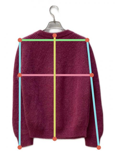 中古・古着通販】BATONER (バトナ―) モヘヤ混ニット ピンク サイズ:S