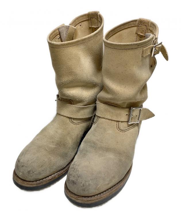 ジャンク品　RED WING エンジニアブーツ スエード ベージュ 中古・古着通販】RED WING (レッドウィング) エンジニアブーツ