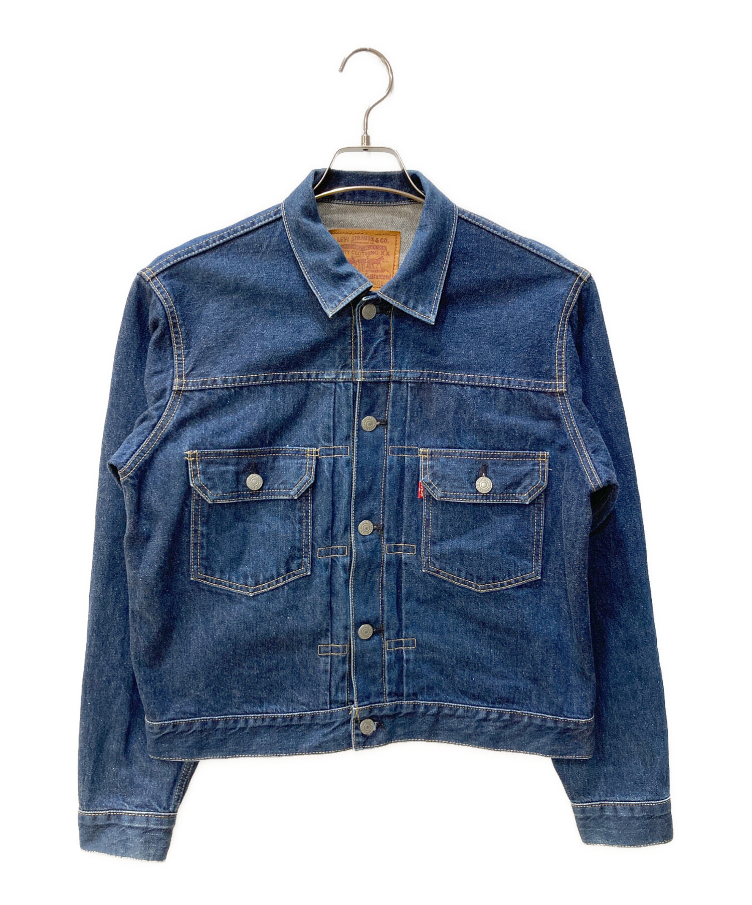 97年製 復刻 Levi's 2nd デニムジャケット サイズ40 中古・古着通販】LEVI'S (リーバイス) 2nd復刻 BIGE97年製 インディゴ
