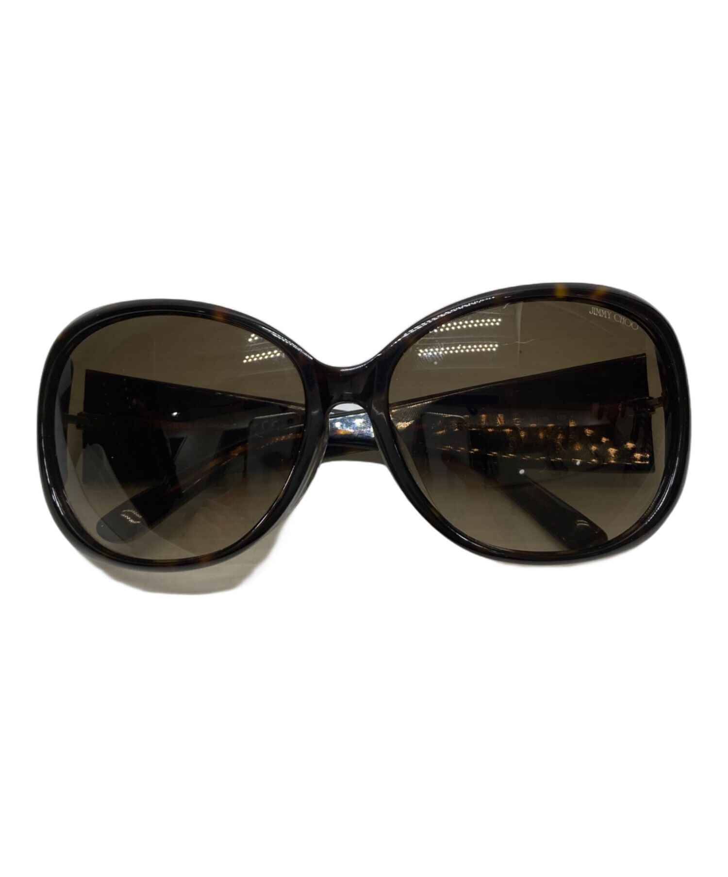 新品未使用 ジミーチュウ レディース サングラス 黒 金具 中古・古着通販】JIMMY CHOO (ジミーチュウ) サングラス ブラウン