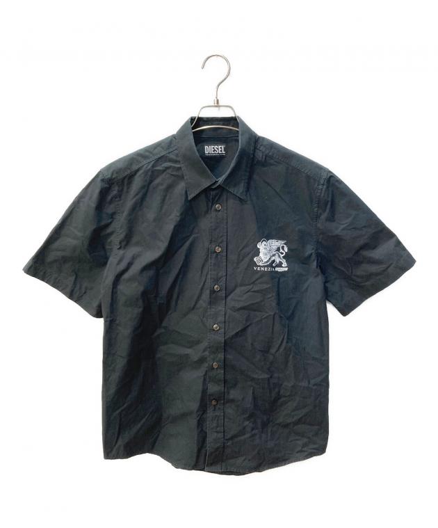 中古・古着通販】DIESEL (ディーゼル) 半袖シャツ ブラック サイズ:S 