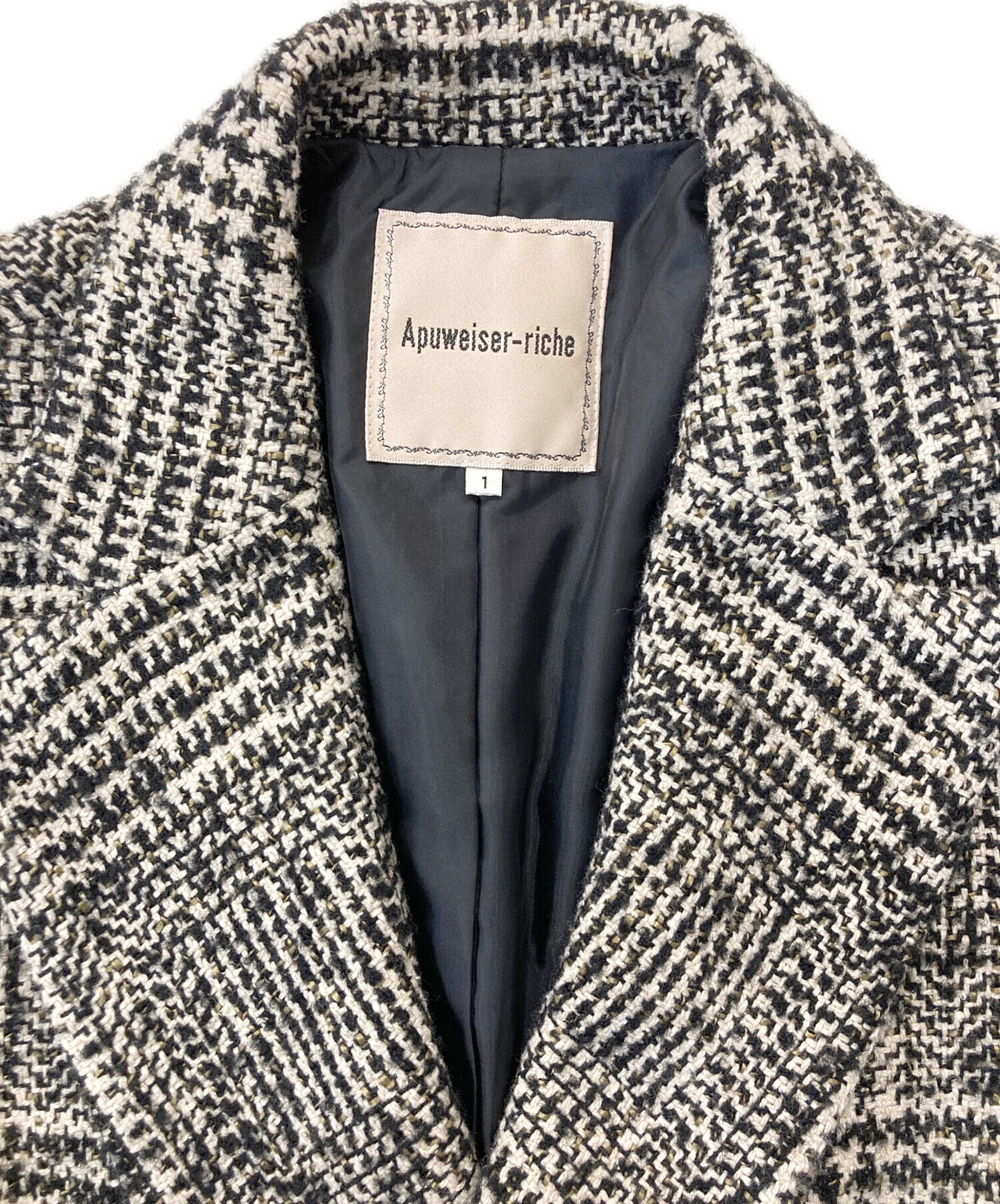 中古・古着通販】Apuweiser-riche (アプワイザーリッシェ) チェック