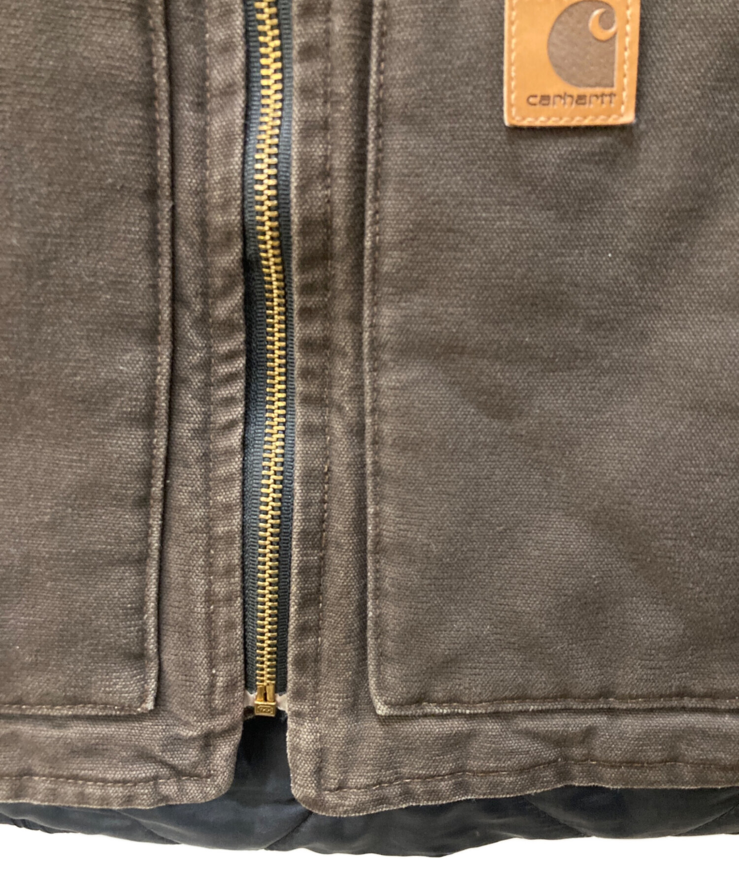 Carhartt ダックベスト ブラウン 古着 中古・古着通販】CarHartt (カーハート) ダックベスト ブラウン サイズ