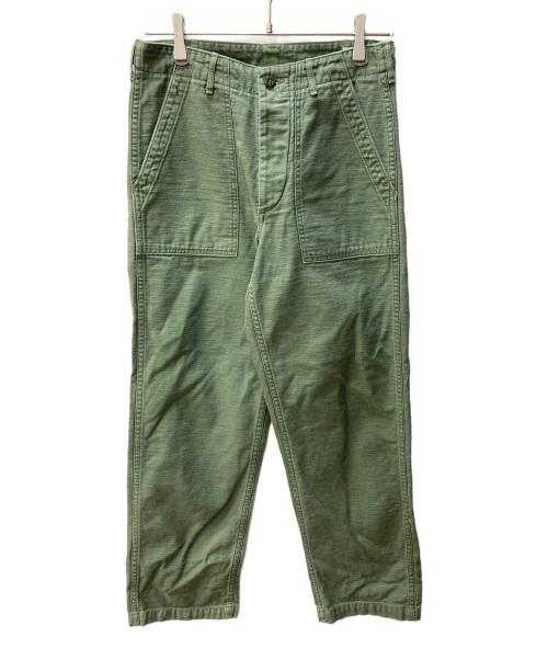 中古・古着通販】orSlow (オアスロウ) ベイカーパンツ オリーブ サイズ