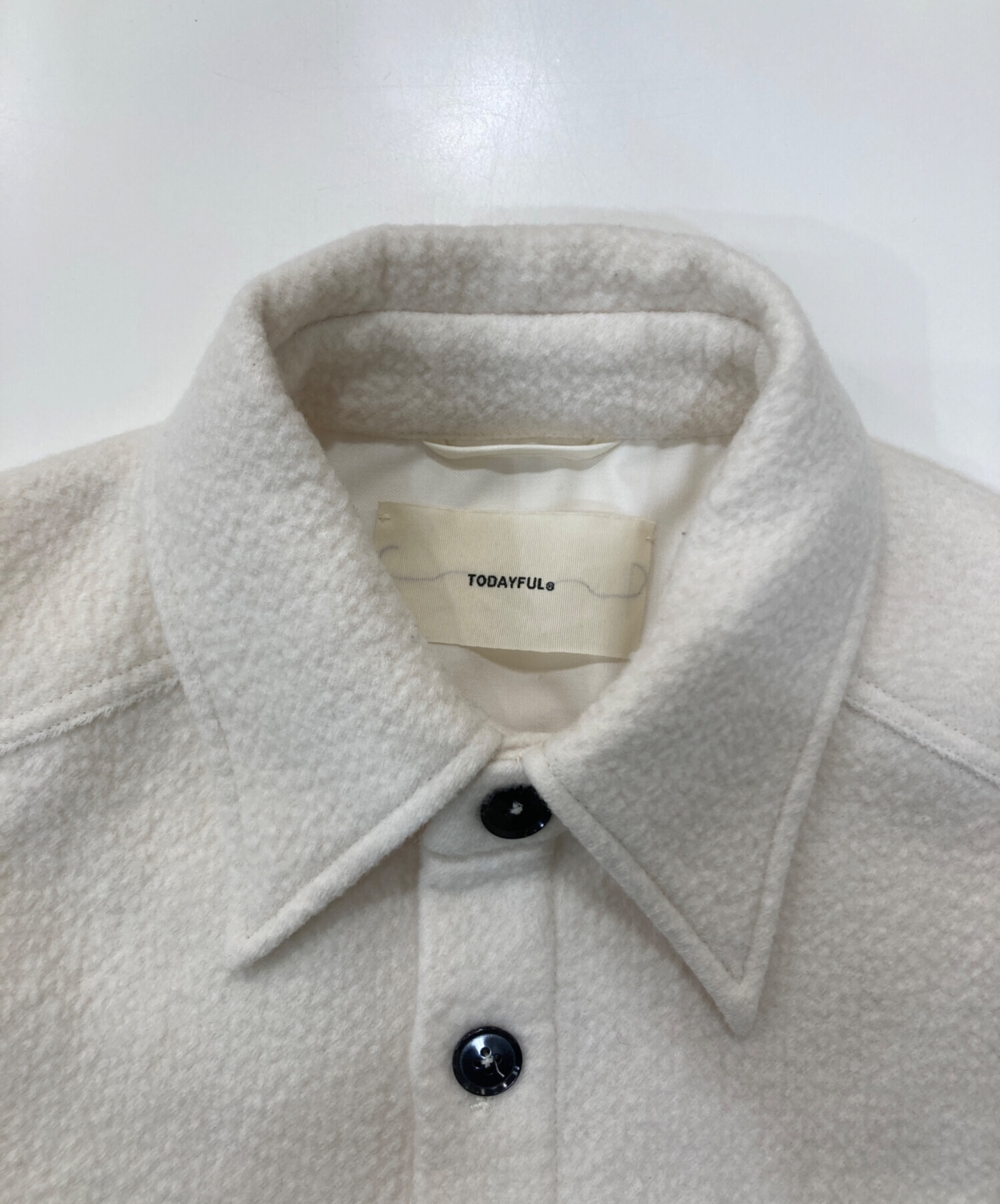 美品 todayful heavy wool jacket 38 シャツ todayful heavy wool jacket 38｜Yahoo!フリマ（旧PayPayフリマ）