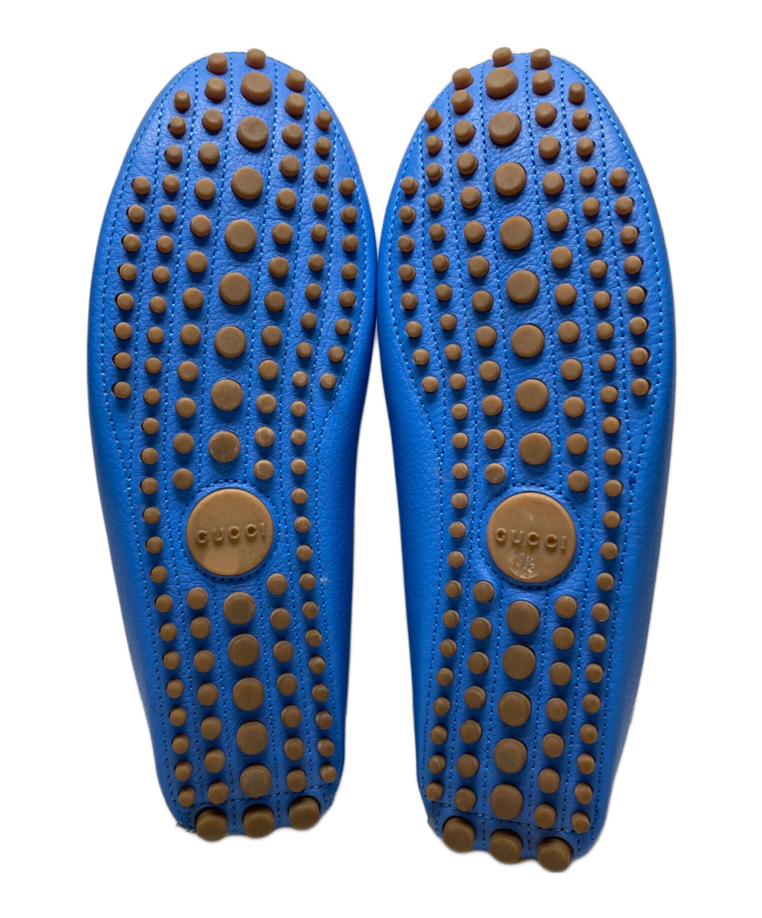 中古・古着通販】GUCCI (グッチ) ドライビングシューズ ブルー サイズ