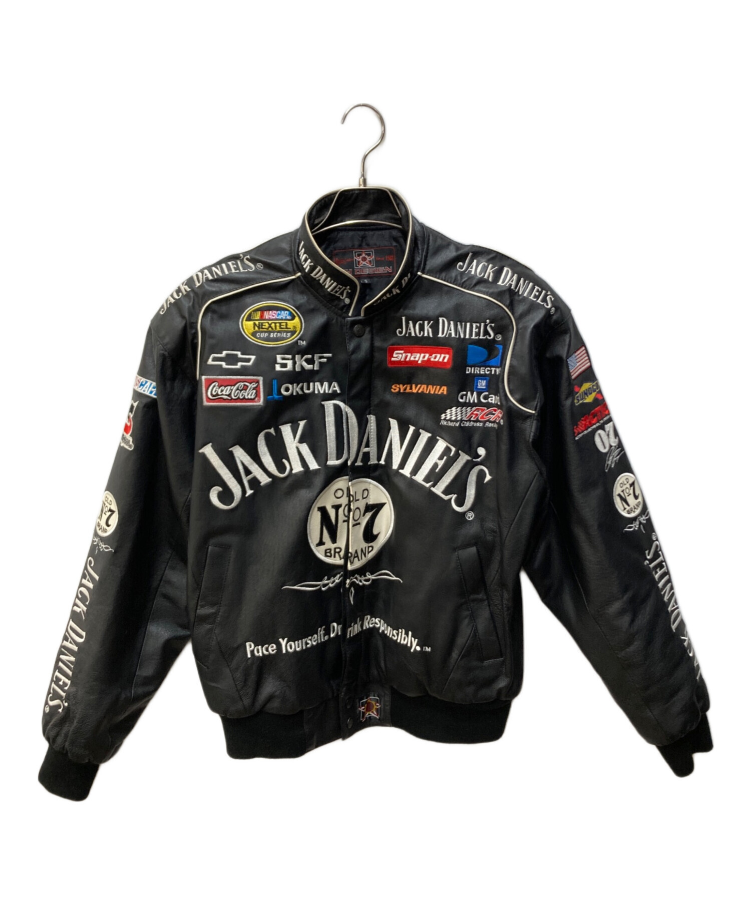 JH Design ジェイエイチデザイン ブルゾン（その他） メンズ 【古着】【中古】 中古・古着通販】JH DESIGN (ジェイエイチデザイン) レザーレーシング