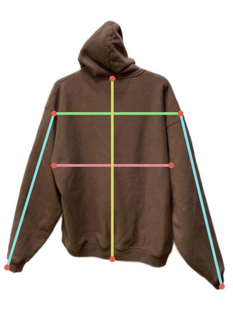 中古・古着通販】stussy (ステューシー) 80 Relaxed HOODIE ブラウン