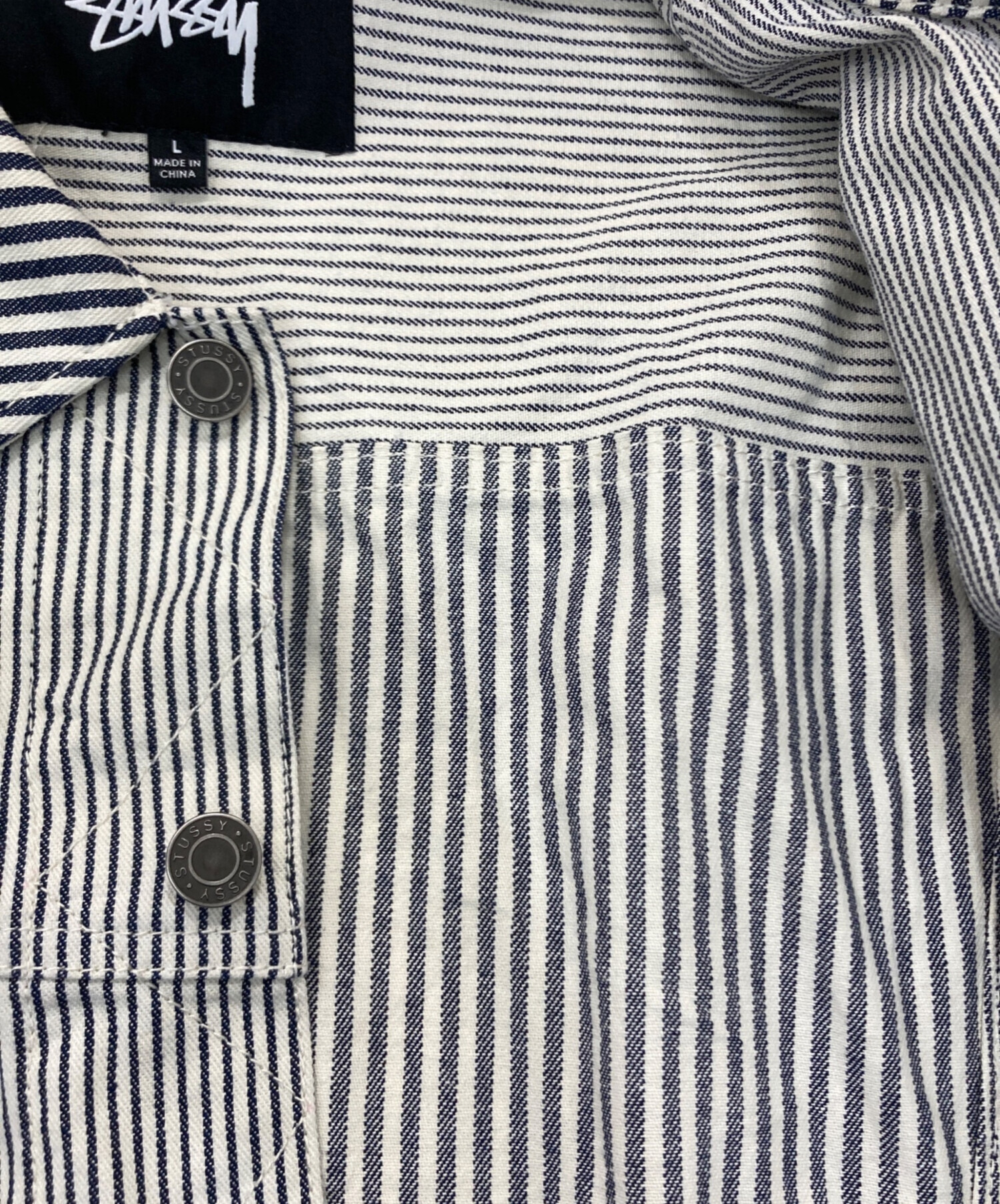 中古・古着通販】stussy (ステューシー) Stripe Trucker JACKET