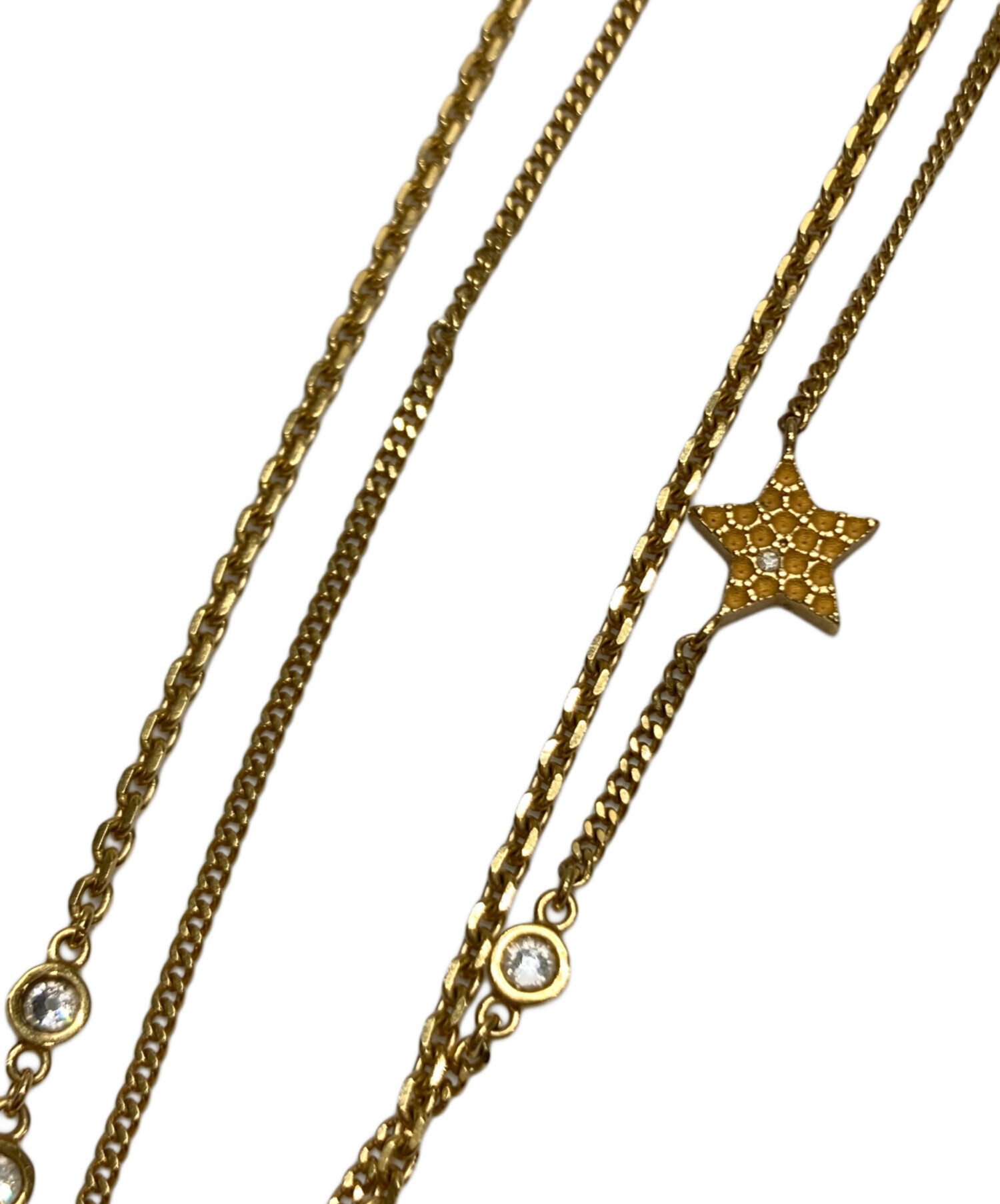 中古・古着通販】DIOR (ディオール) PETIT CD ダブルネックレス