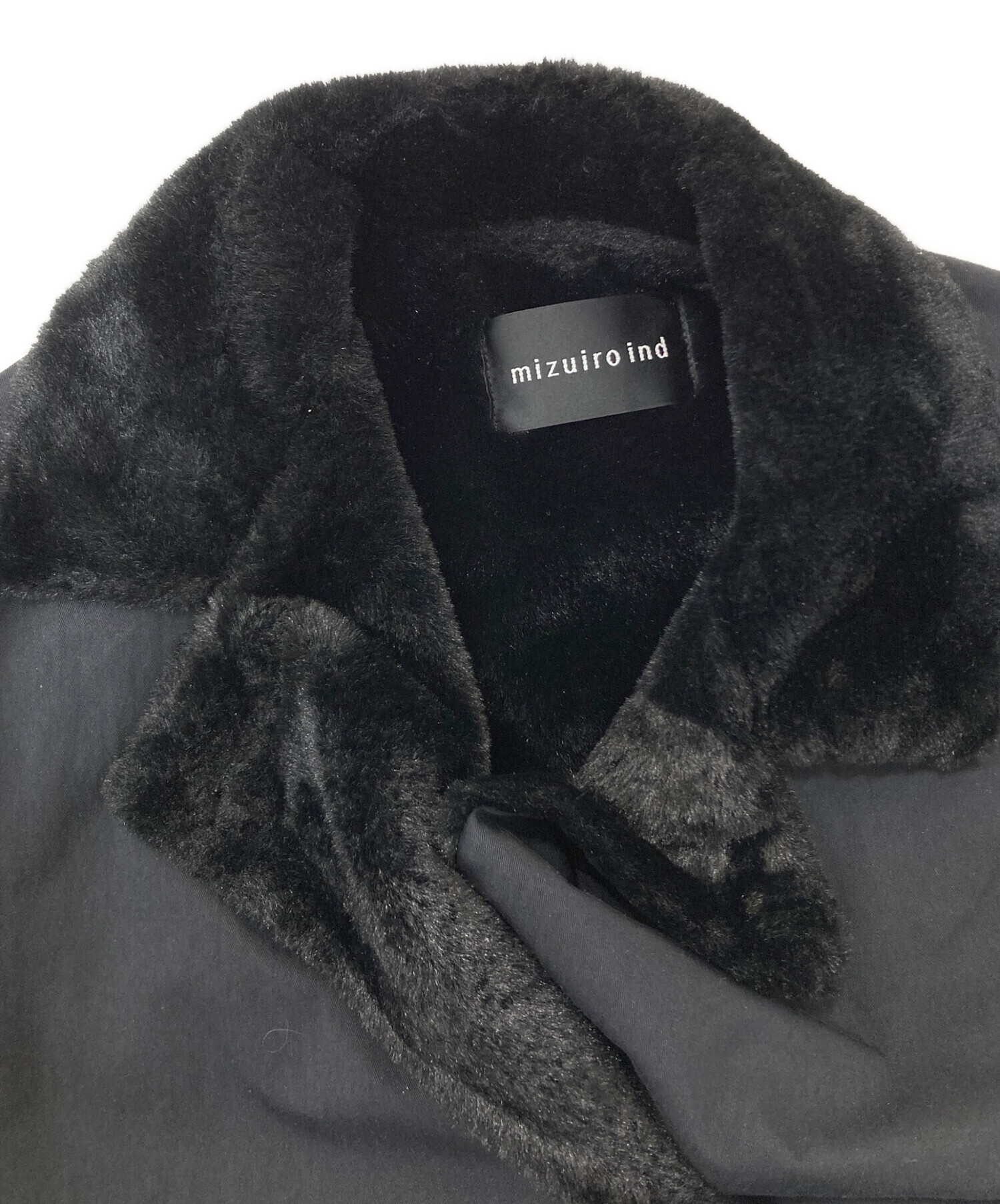 中古・古着通販】mizuiro-ind (ミズイロインド) バックボアコート