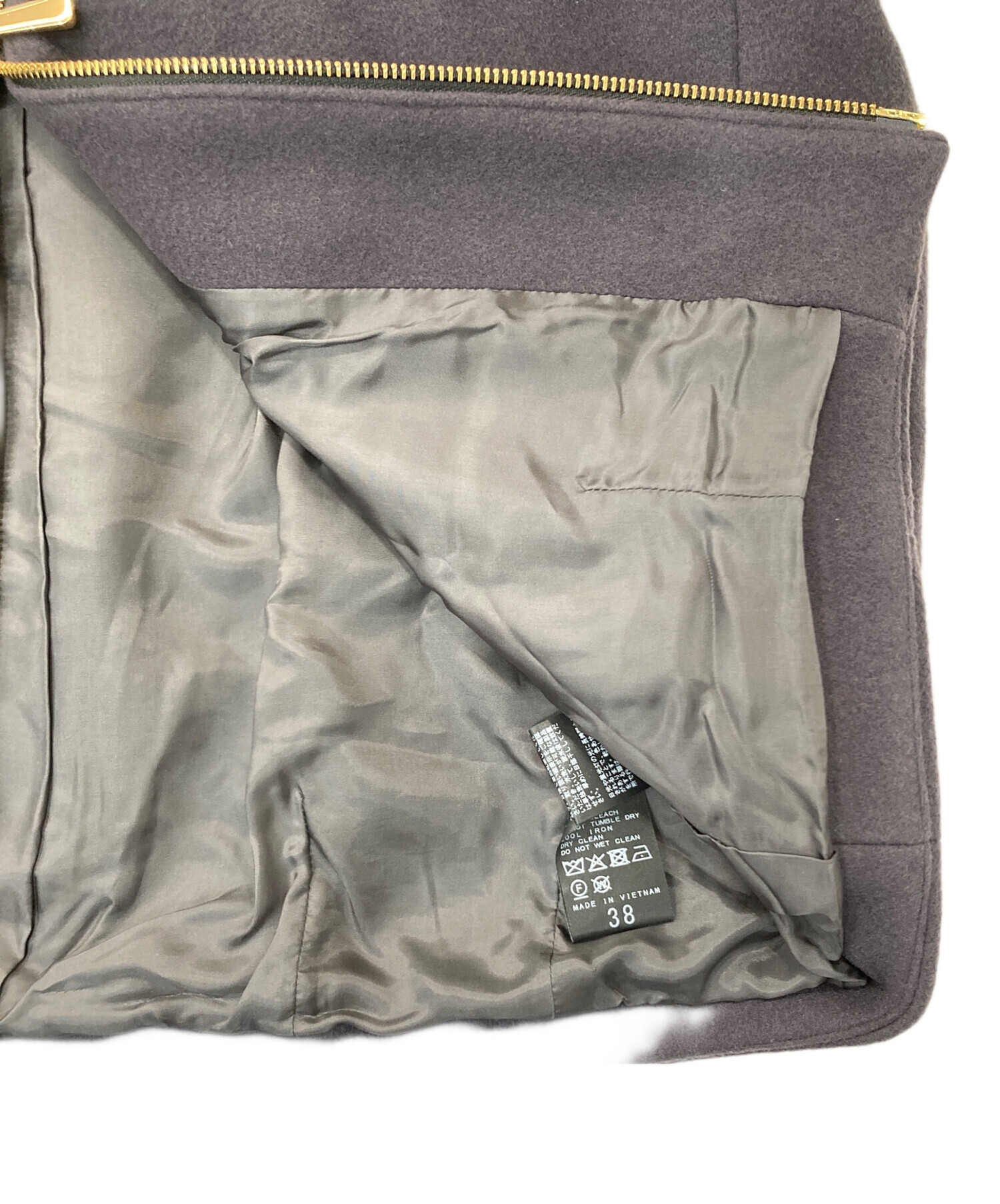 中古・古着通販】Noble (ノーブル) カシミヤ混コート グレー サイズ:38
