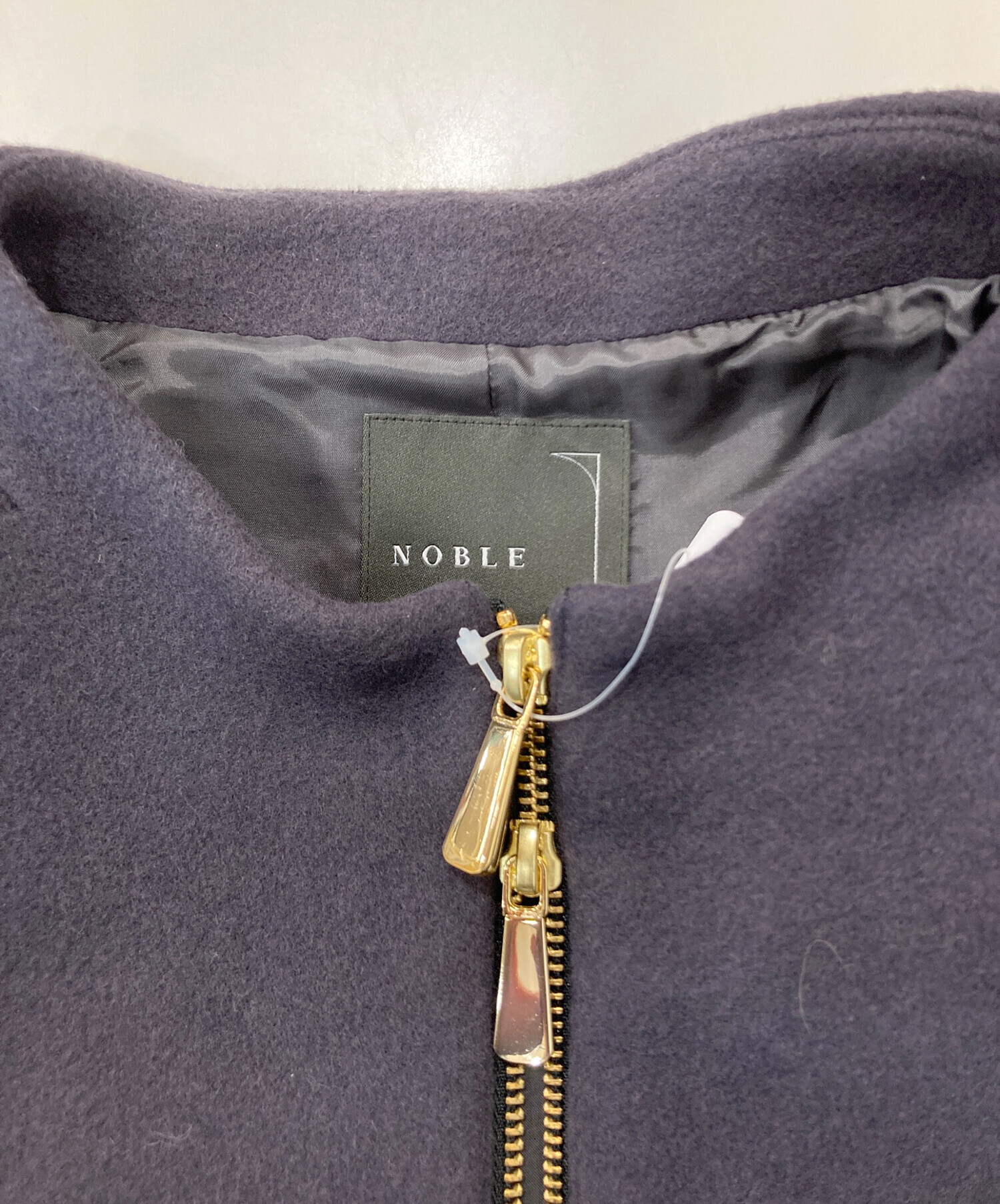 中古・古着通販】Noble (ノーブル) カシミヤ混コート グレー サイズ:38