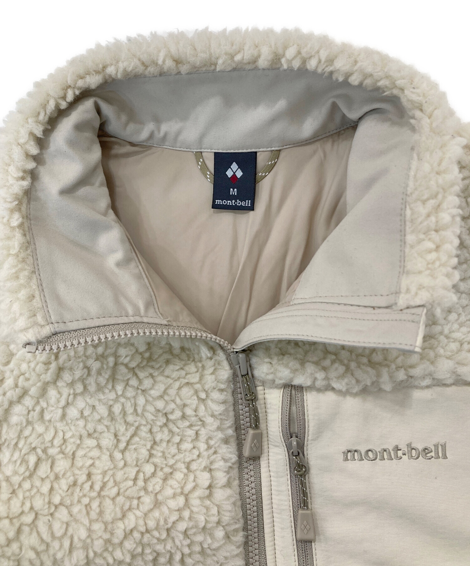 中古・古着通販】mont-bell (モンベル) フリースジャケット ホワイト 