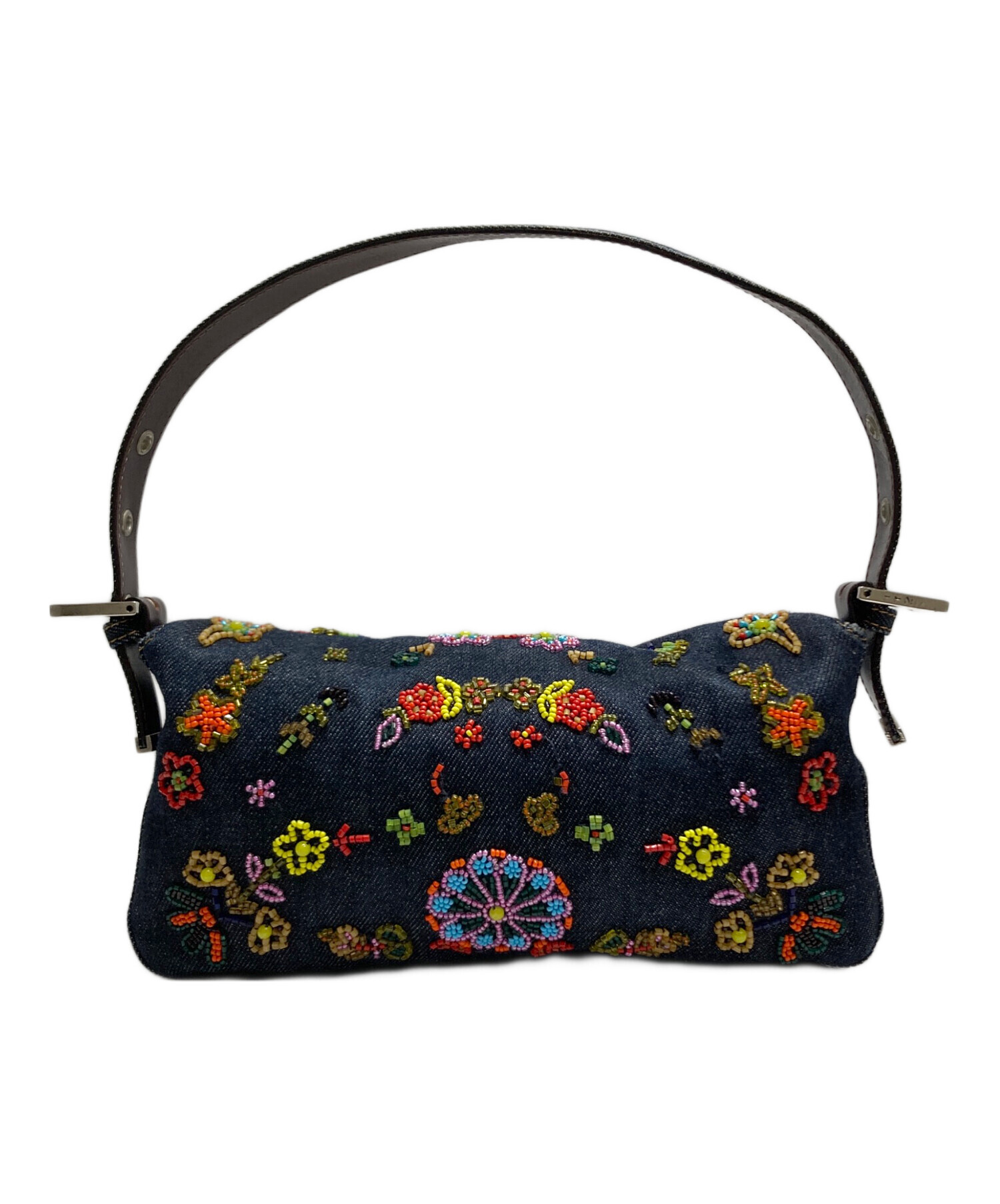 中古・古着通販】FENDI (フェンディ) ビーズ刺繍マンマバケットバック