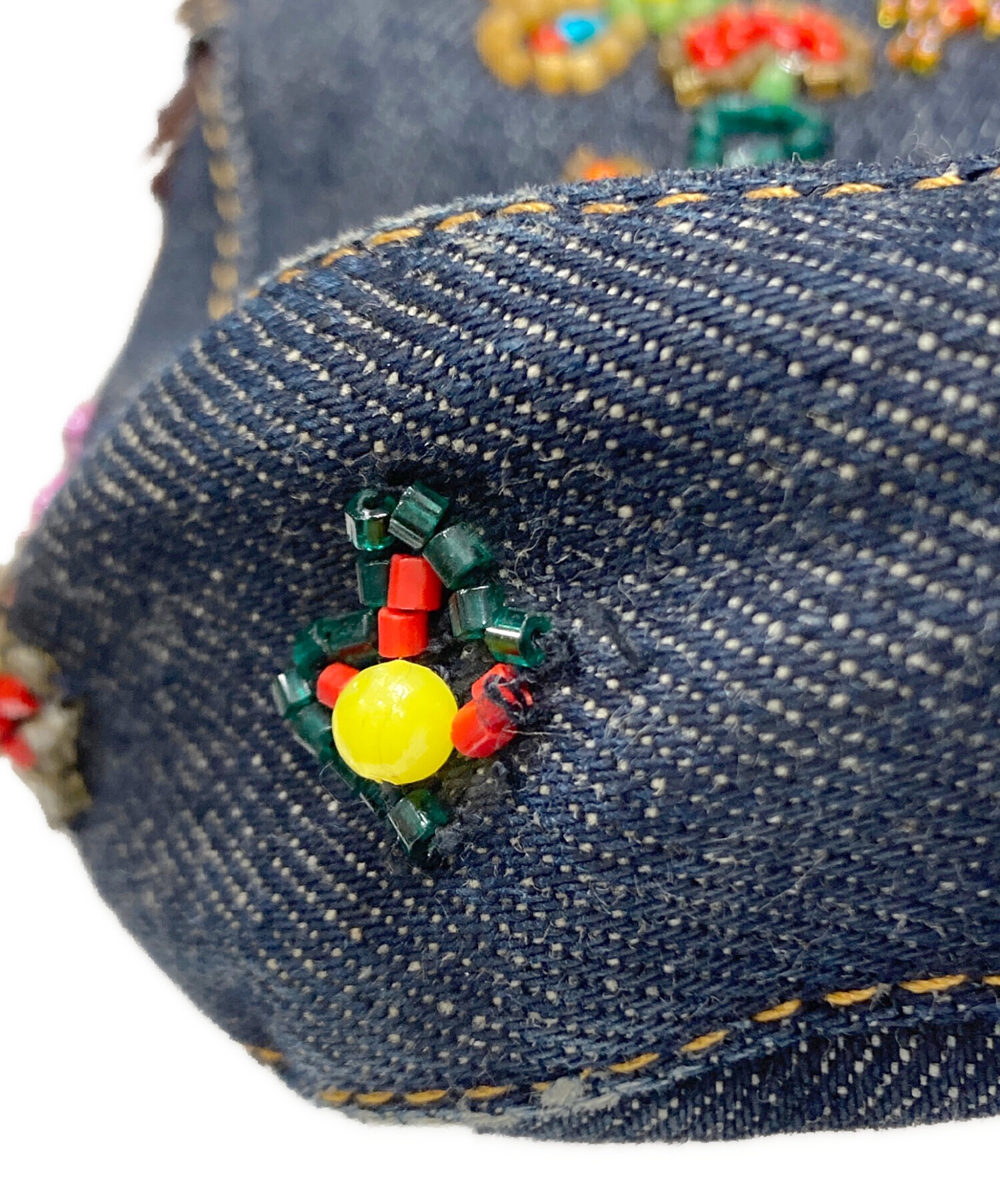 中古・古着通販】FENDI (フェンディ) ビーズ刺繍マンマバケットバック