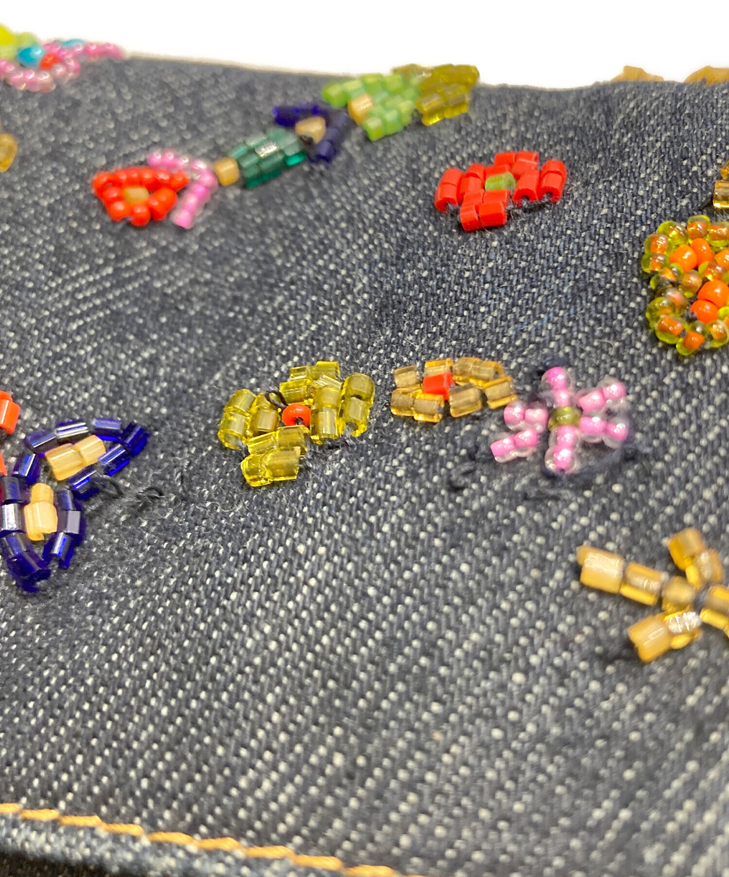 中古・古着通販】FENDI (フェンディ) ビーズ刺繍マンマバケットバック