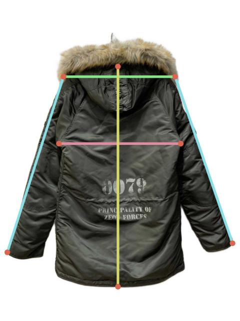 中古・古着通販】ALPHA (アルファ) フライトジャケット カーキ サイズ