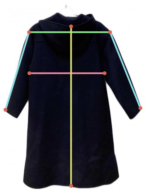中古・古着通販】Burberry's (バーバリーズ) ダッフルコート ネイビー