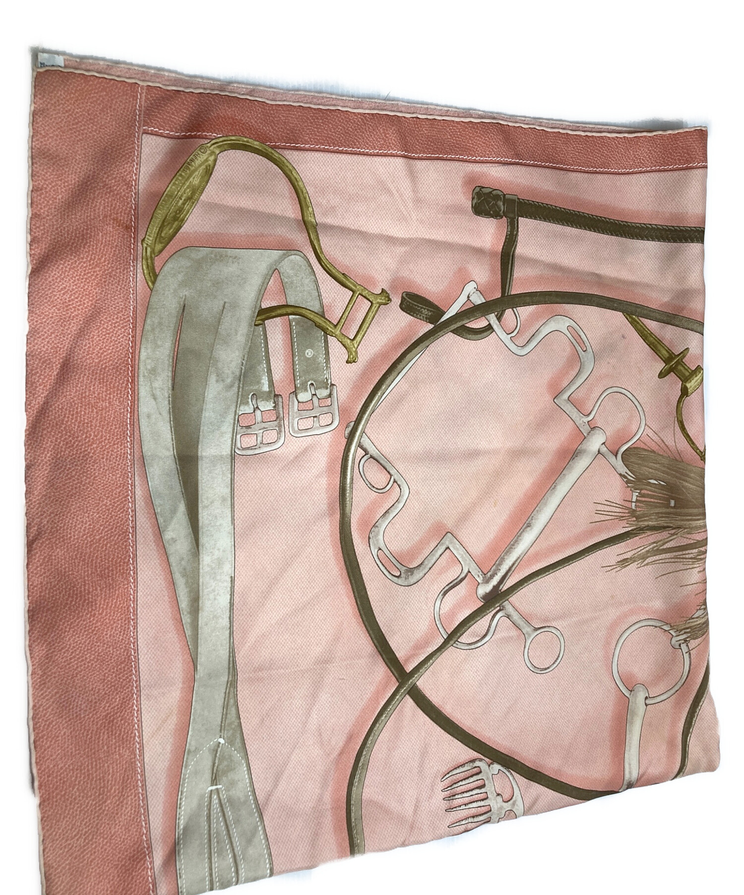 中古・古着通販】HERMES (エルメス) カレ90 PROJETS CARRES ピンク