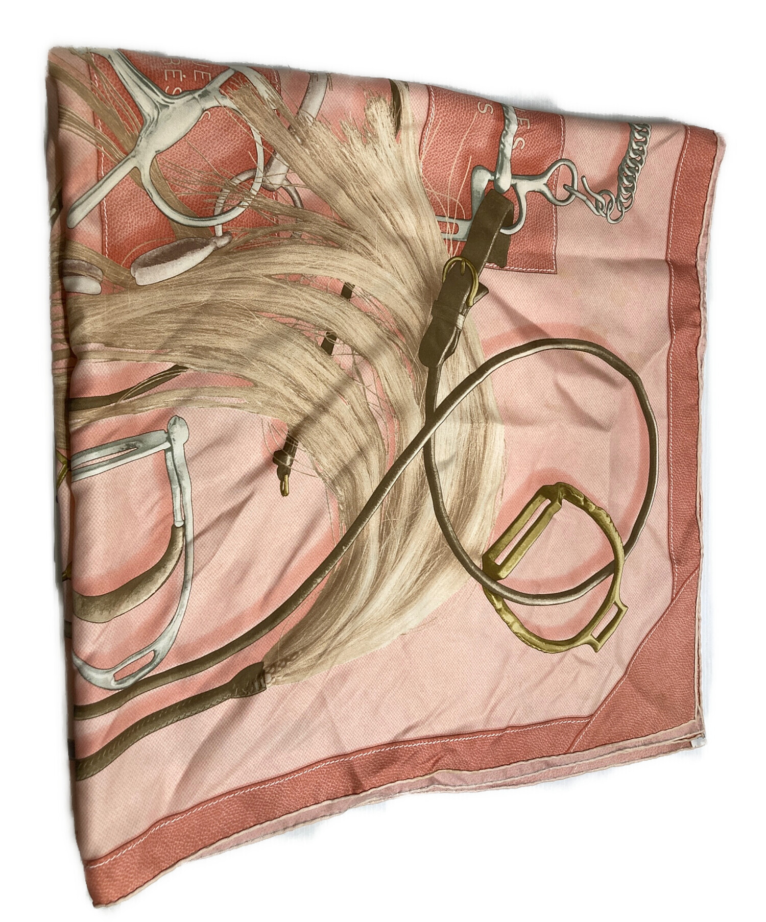 中古・古着通販】HERMES (エルメス) カレ90 PROJETS CARRES ピンク