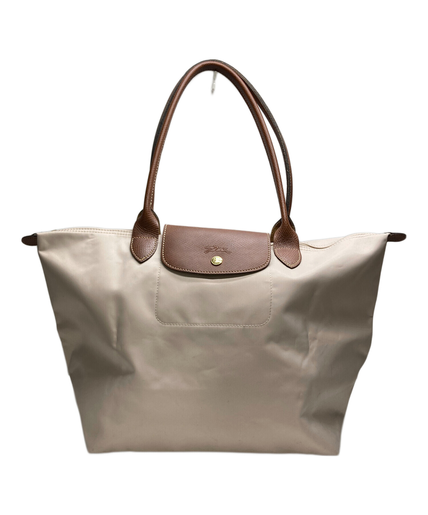 ★LONGCHAMPロンシャン★ 　　　　　「ル プリアージュ」未使用品 中古・古着通販】LONGCHAMP (ロンシャン) ル プリアージュ ベージュ