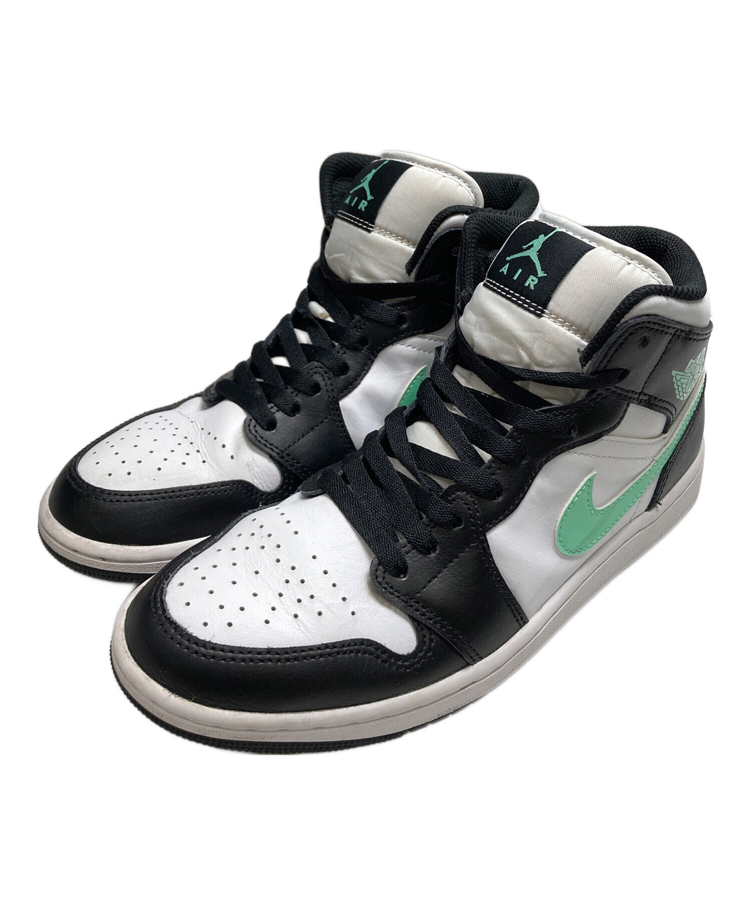 中古・古着通販】NIKE (ナイキ) Air Jordan 1 Mid Green Glow サイズ 