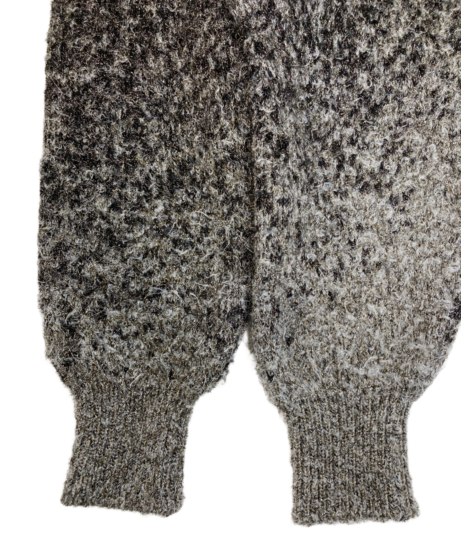 中古・古着通販】ssstein (シュタイン) GLITTER FUR KNIT GRADATION