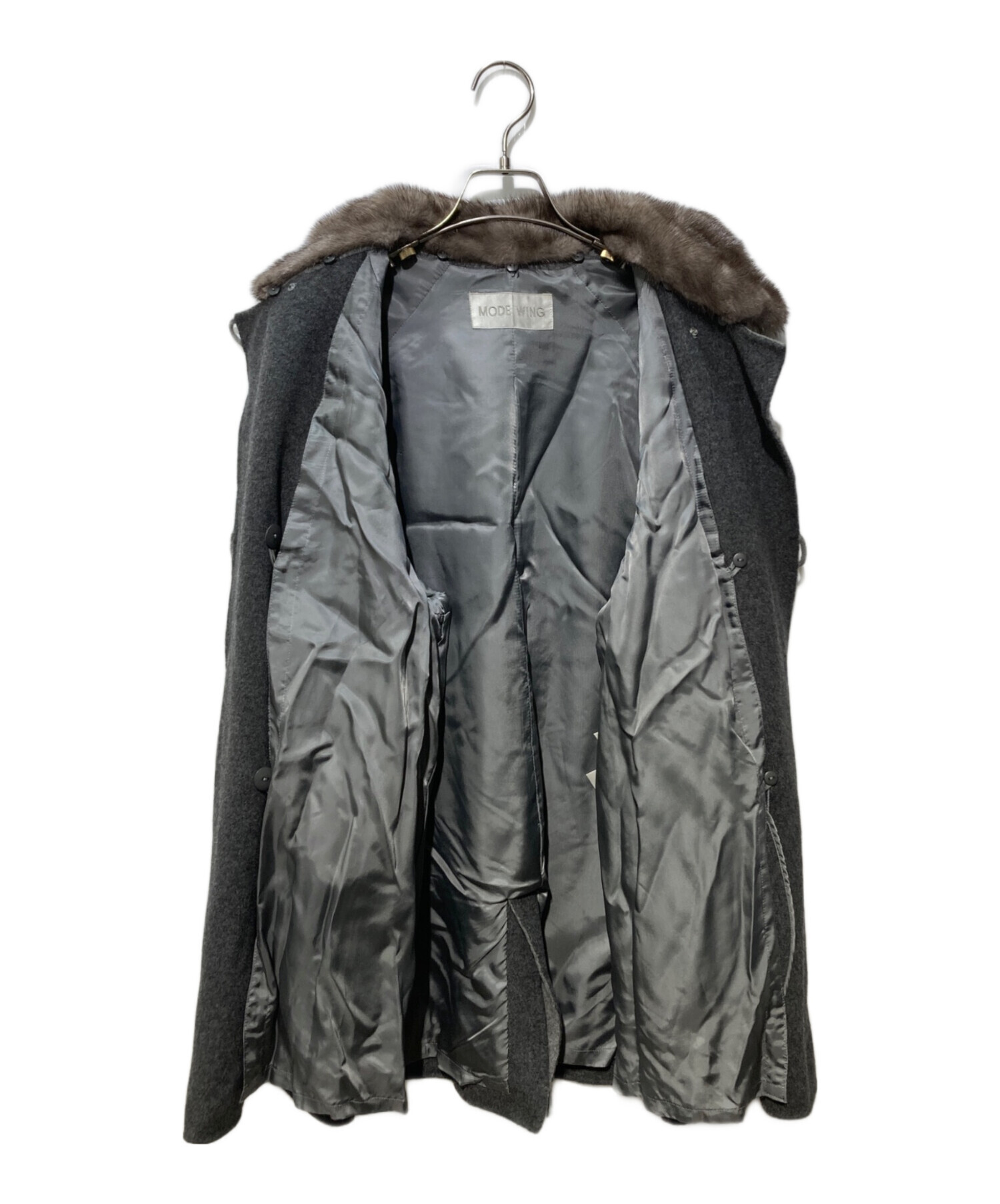 中古・古着通販】MODE WING (モードウィング) ミンクファーカシミヤ100