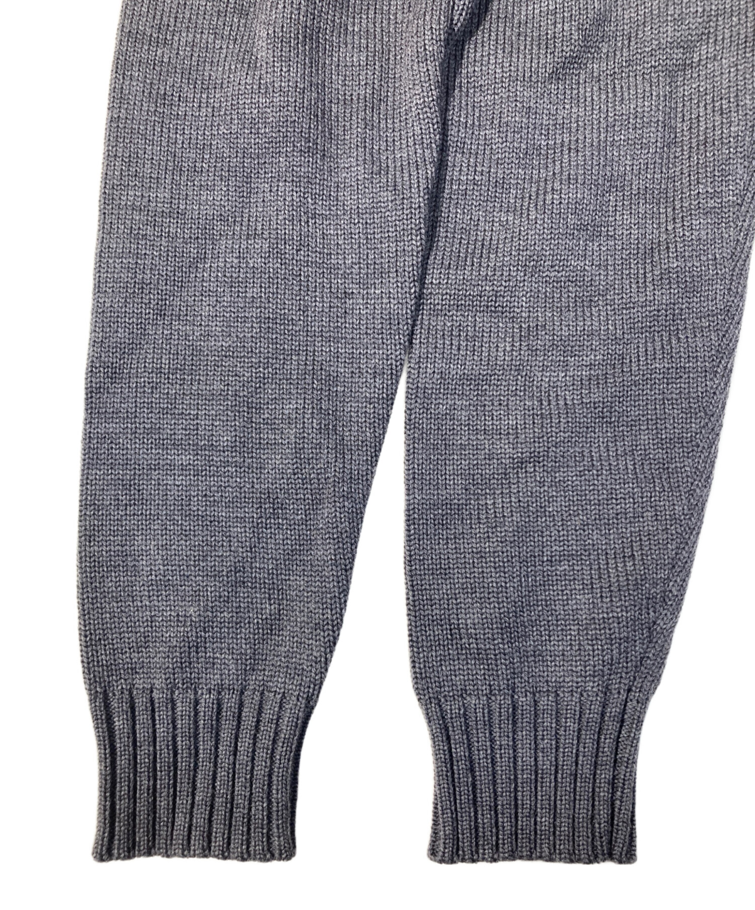 【未使用】ZANONE グレー リブ編み カーディガン 未使用】ZANONE グレー リブ編み カーディガン 中古・古着通販】Zanone