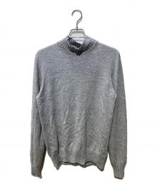 J6292 美品 フェデーリ カシミヤ100% モックネックニット グレー 52 中古・古着通販】FEDELI (フェデーリ) カシミヤモックネックニット