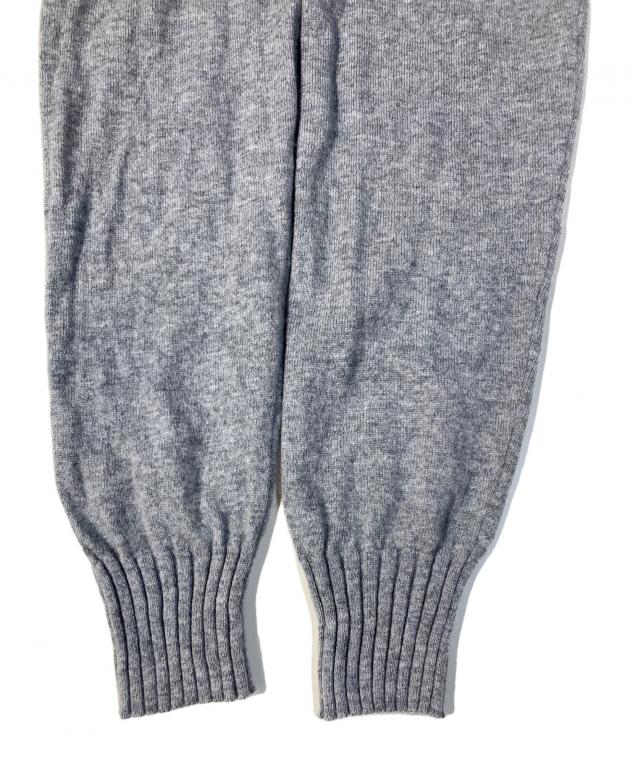 美品 フェデーリ カシミヤ100% モックネックニット グレー 52 中古・古着通販】FEDELI (フェデーリ) カシミヤモックネックニット