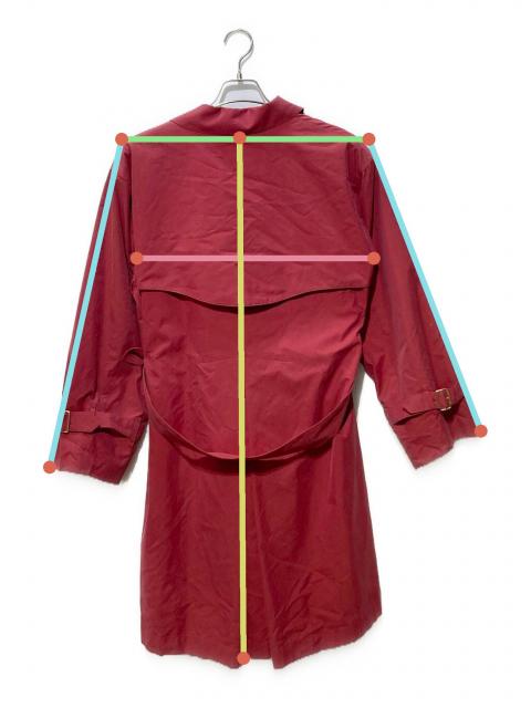 バーバリー　キュロット　ワインレッド 中古・古着通販】Burberry's (バーバリー) 金釦トレンチコート レッド