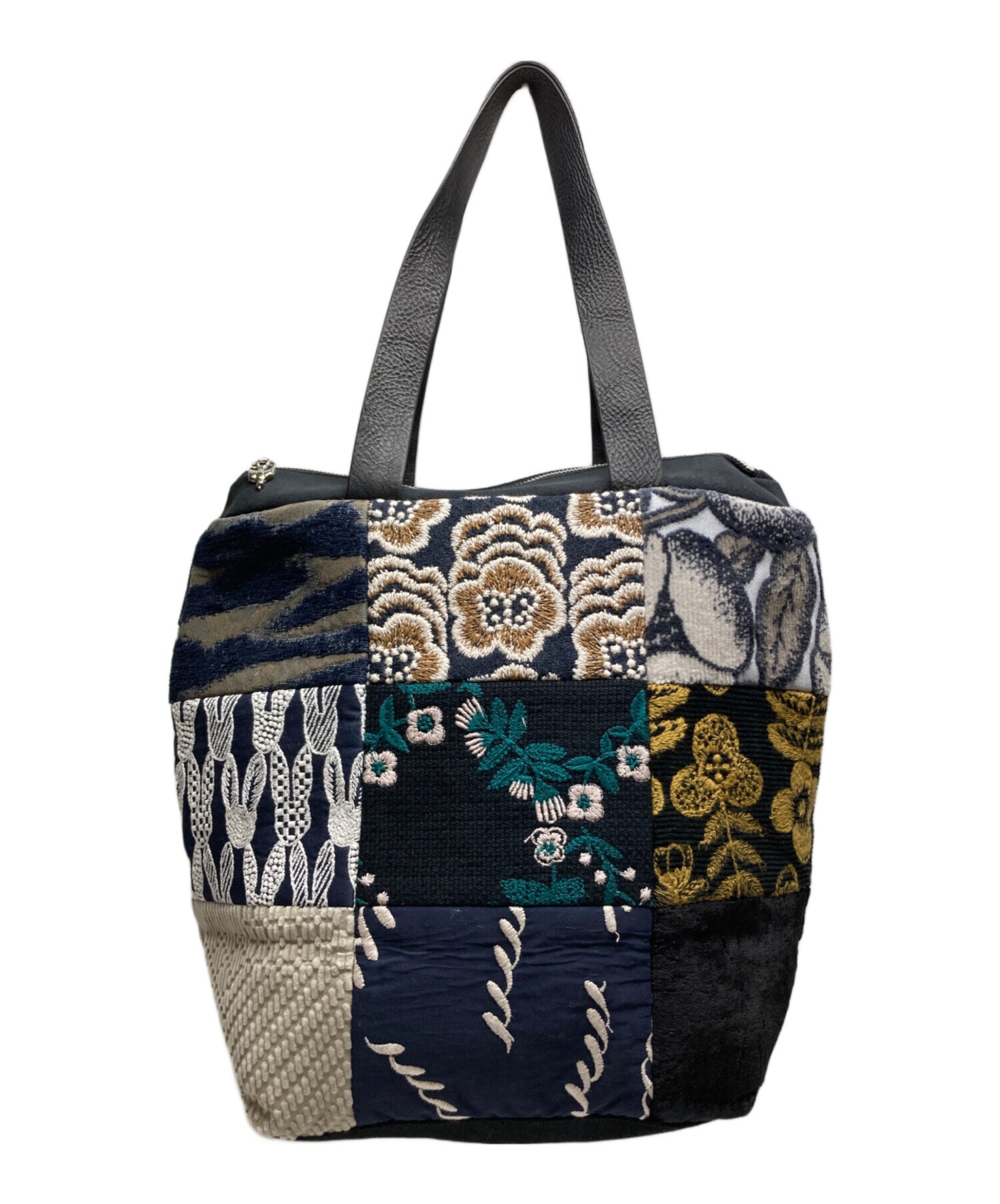 中古・古着通販】mina perhonen (ミナ ペルホネン) piece bag ブラック
