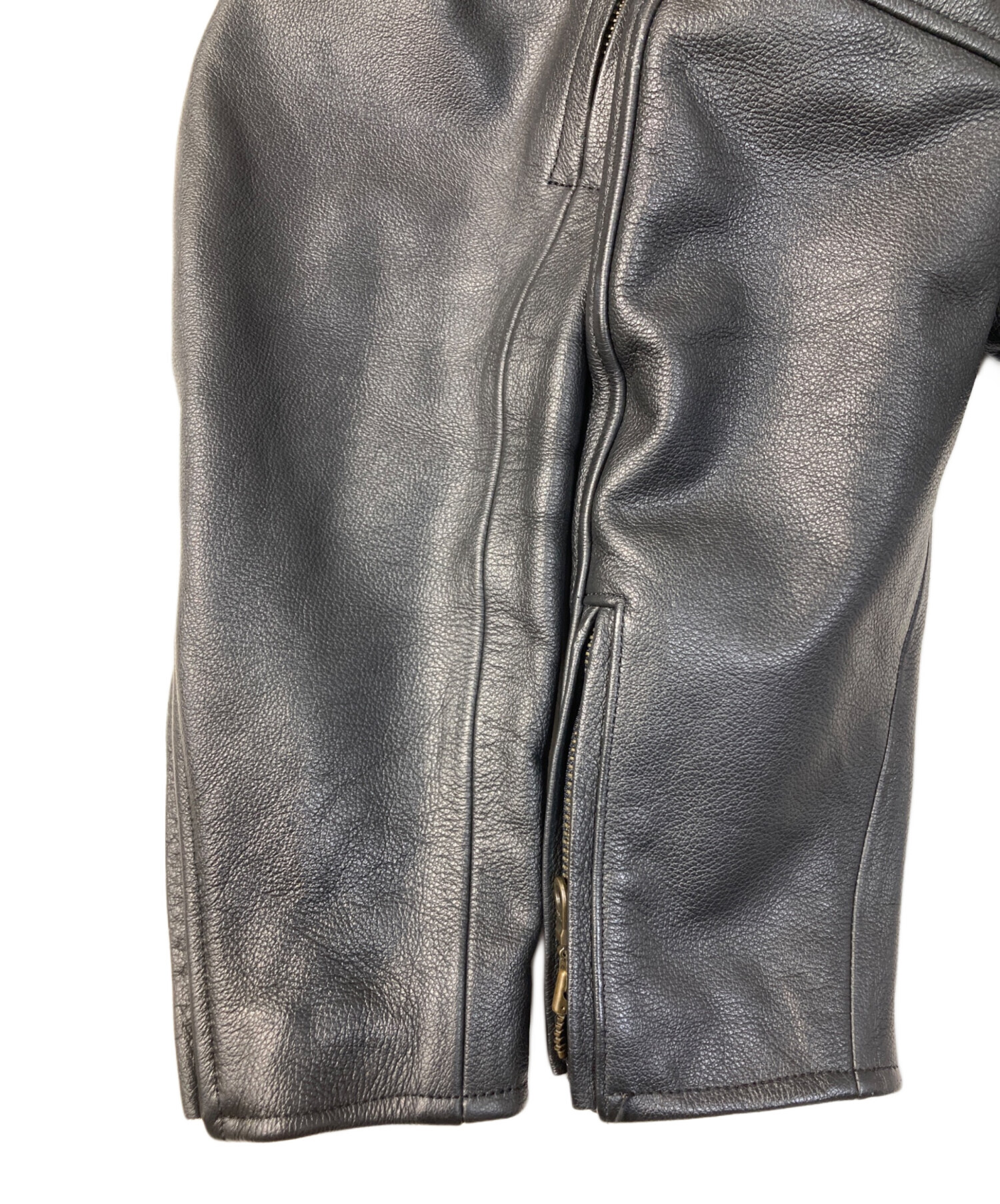中古・古着通販】triumph (トライアンフ) レザーライダースジャケット