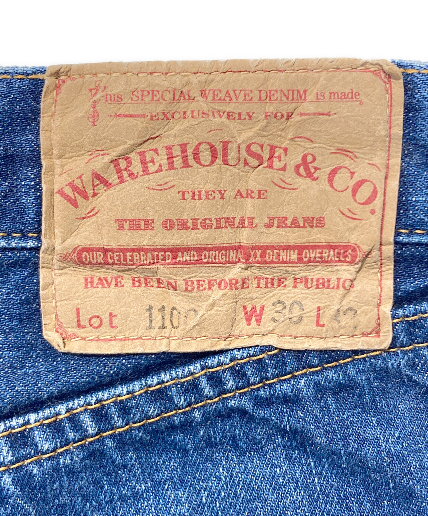 中古・古着通販】WAREHOUSE (ウエアハウス) デニムパンツ インディゴ 