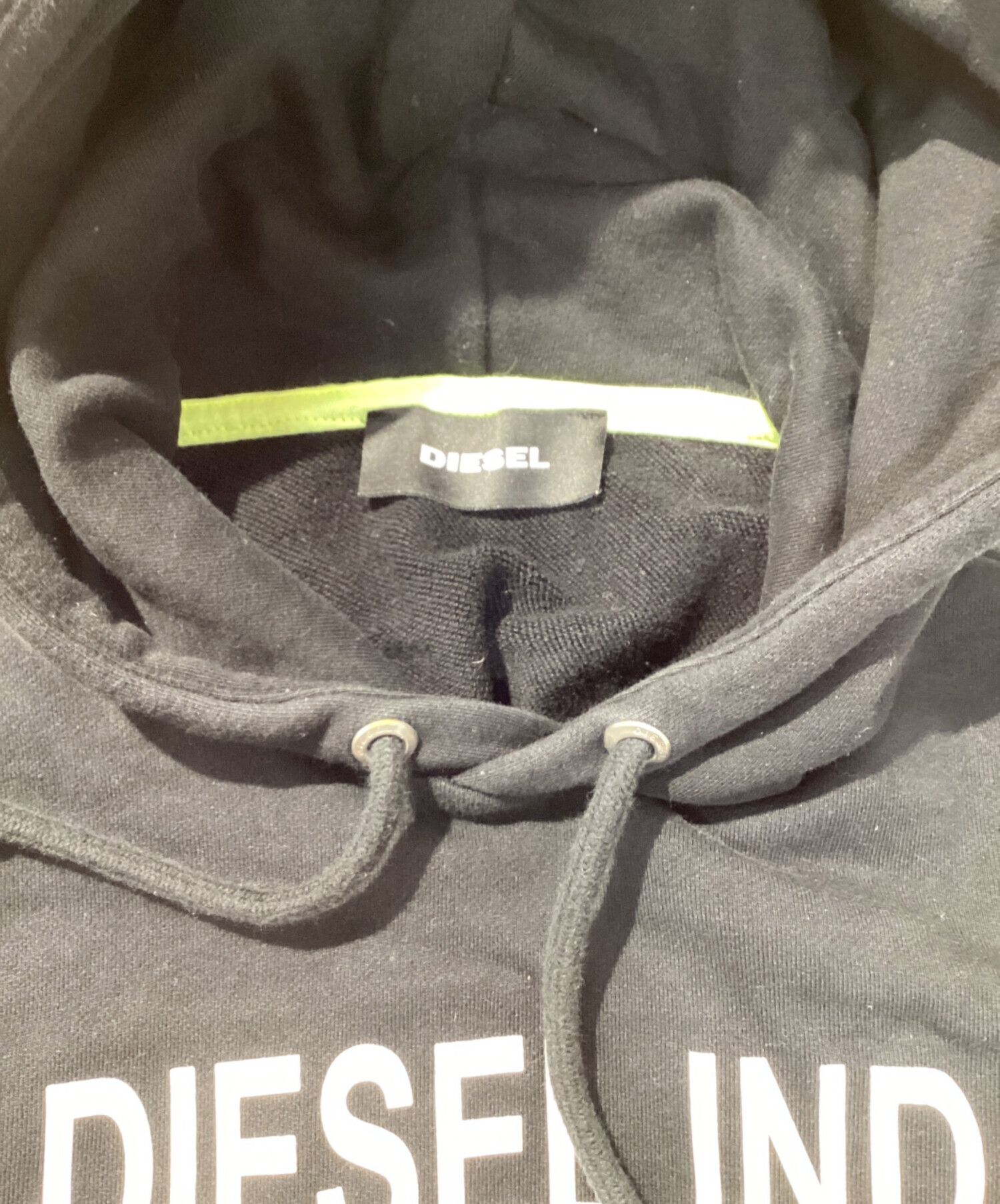 中古・古着通販】DIESEL (ディーゼル) パーカー ブラック サイズ:S