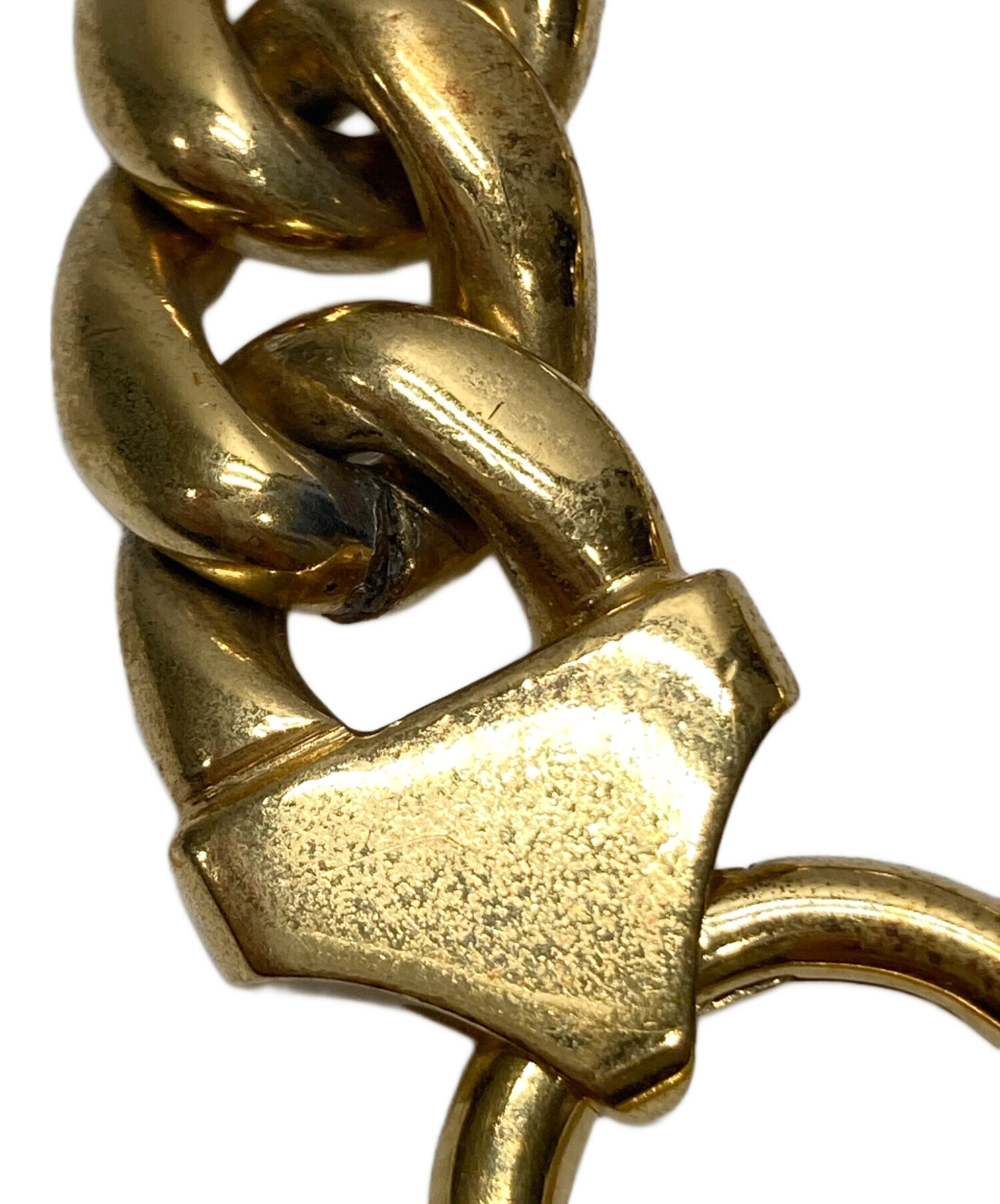 中古・古着通販】CELINE (セリーヌ) チェーンブレスレット ゴールド