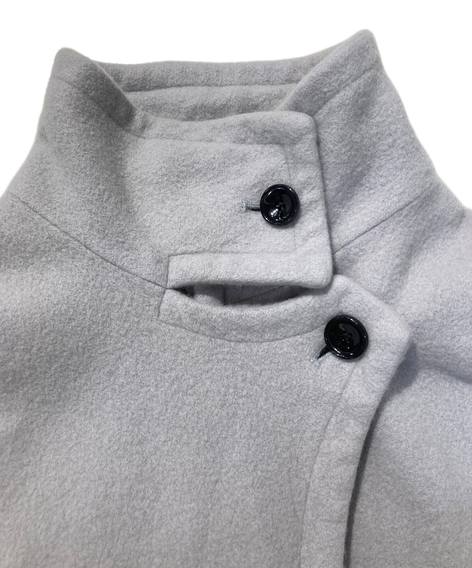 中古・古着通販】Lallia Mu (ラリア ムー) スタンドカラーコート